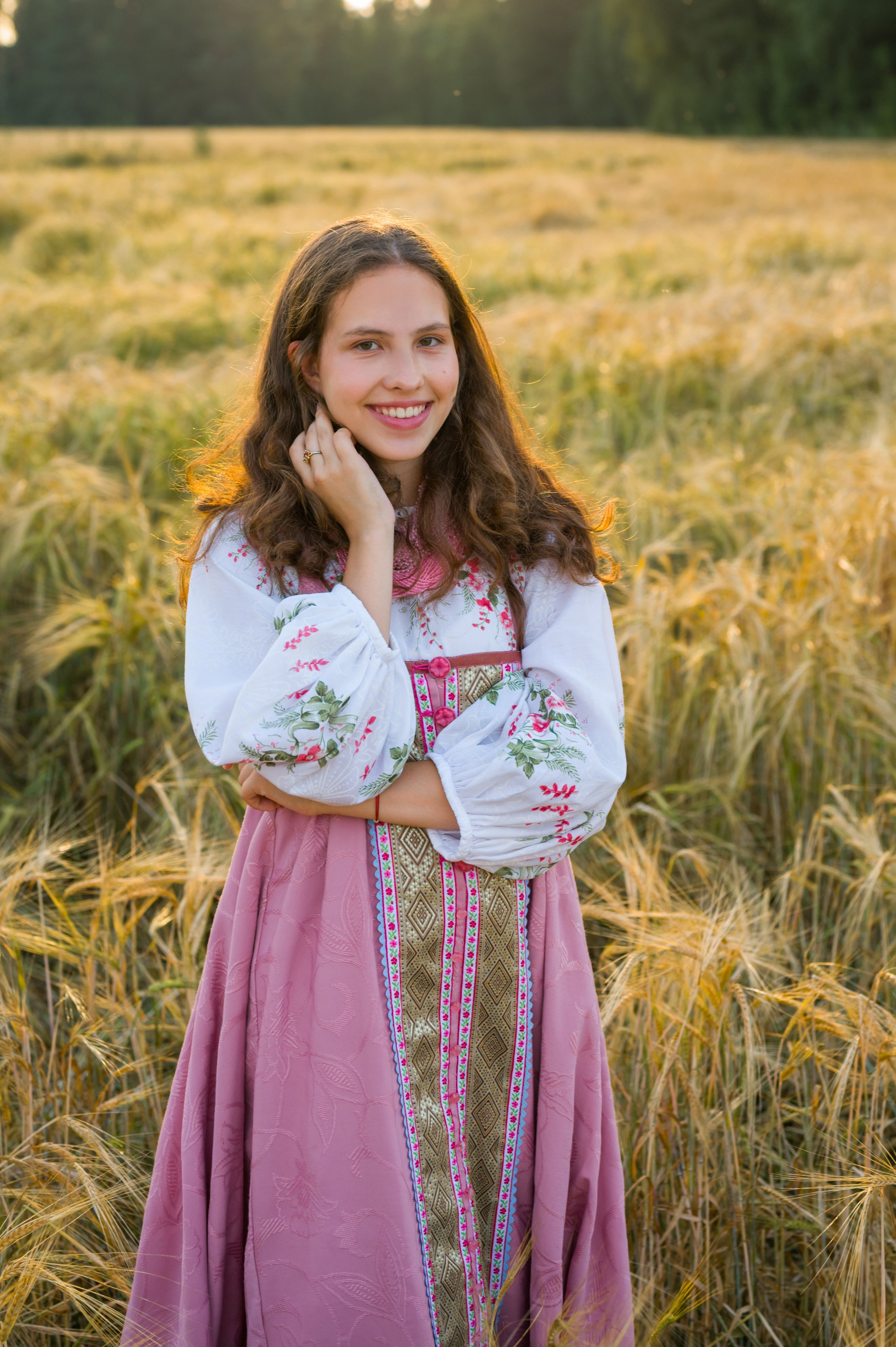 Фотосессия в русском народном костюме. Фотограф Юлия Кондратьева