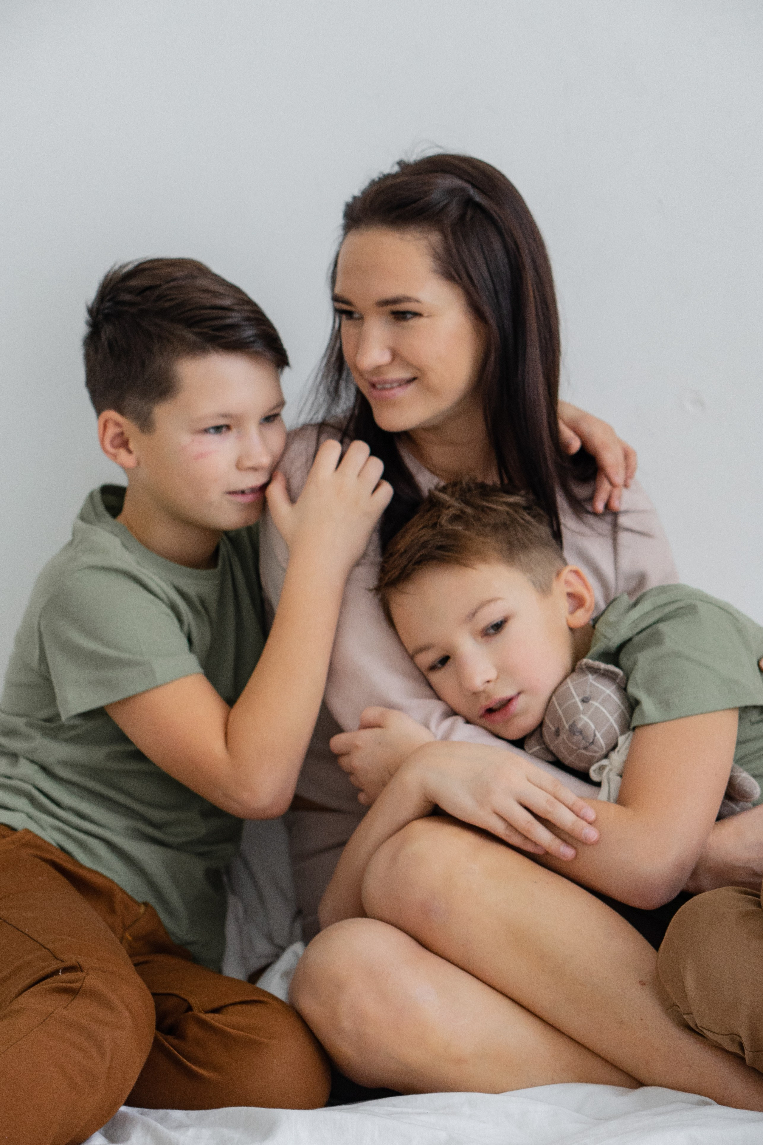 Семья Н. в фотостудии. Фотограф Ольга Игорева