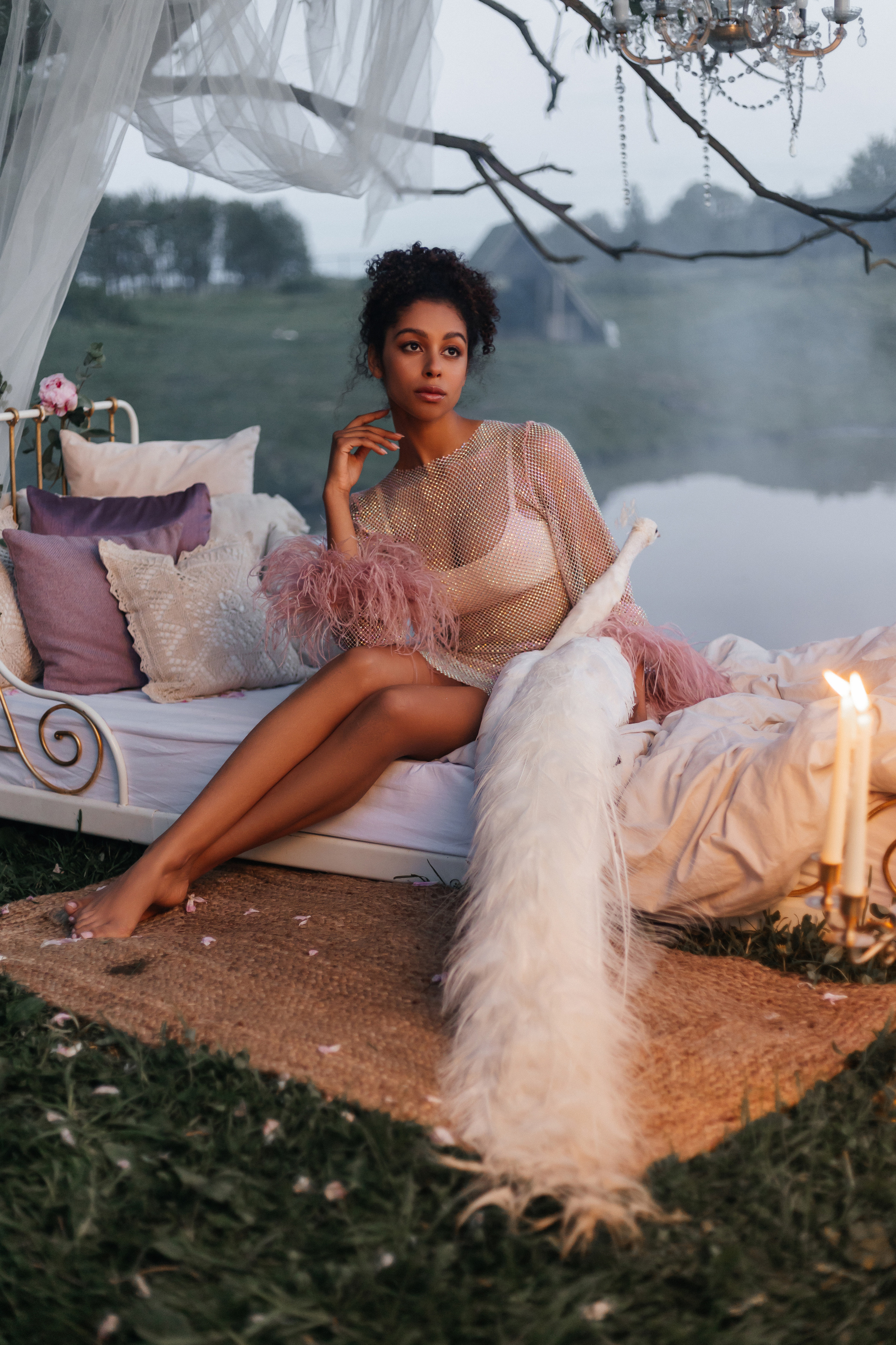 Амалия (съемка с павлином). Фотограф Наталия Федосова, г. Москва. TG и Instagram @nataliya_raw