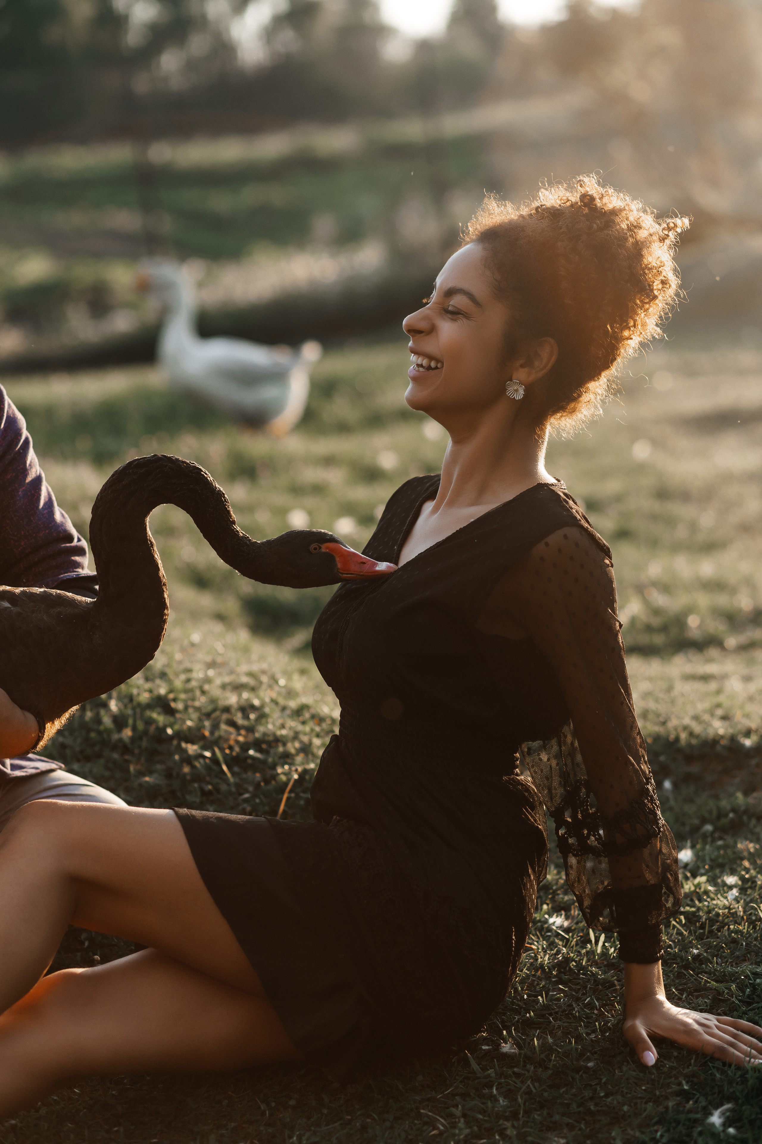 Амалия (съемка с лебедем). Фотограф Наталия Федосова, г. Москва. TG и Instagram @nataliya_raw