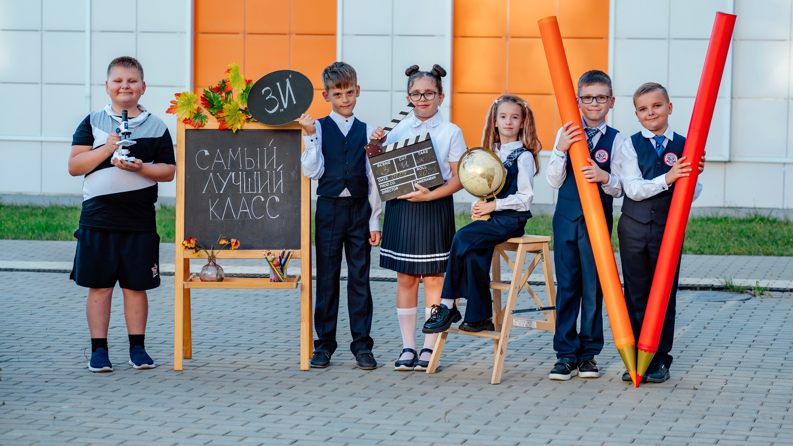 Школьные фотосессии и фотокниги (общее фото, виньетки, портреты)