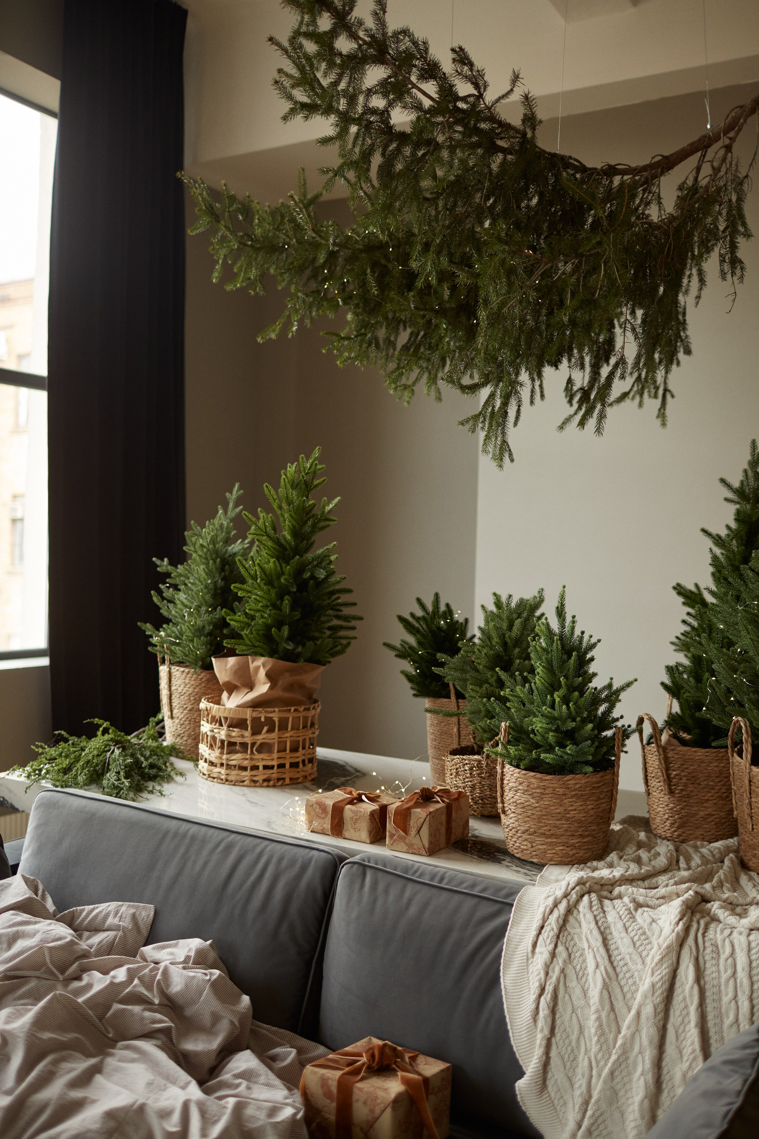 Новогодний интерьер фотостудии «Паркет», город Краснодар. Семейный и детский фотограф в Краснодаре Анна Трашкова