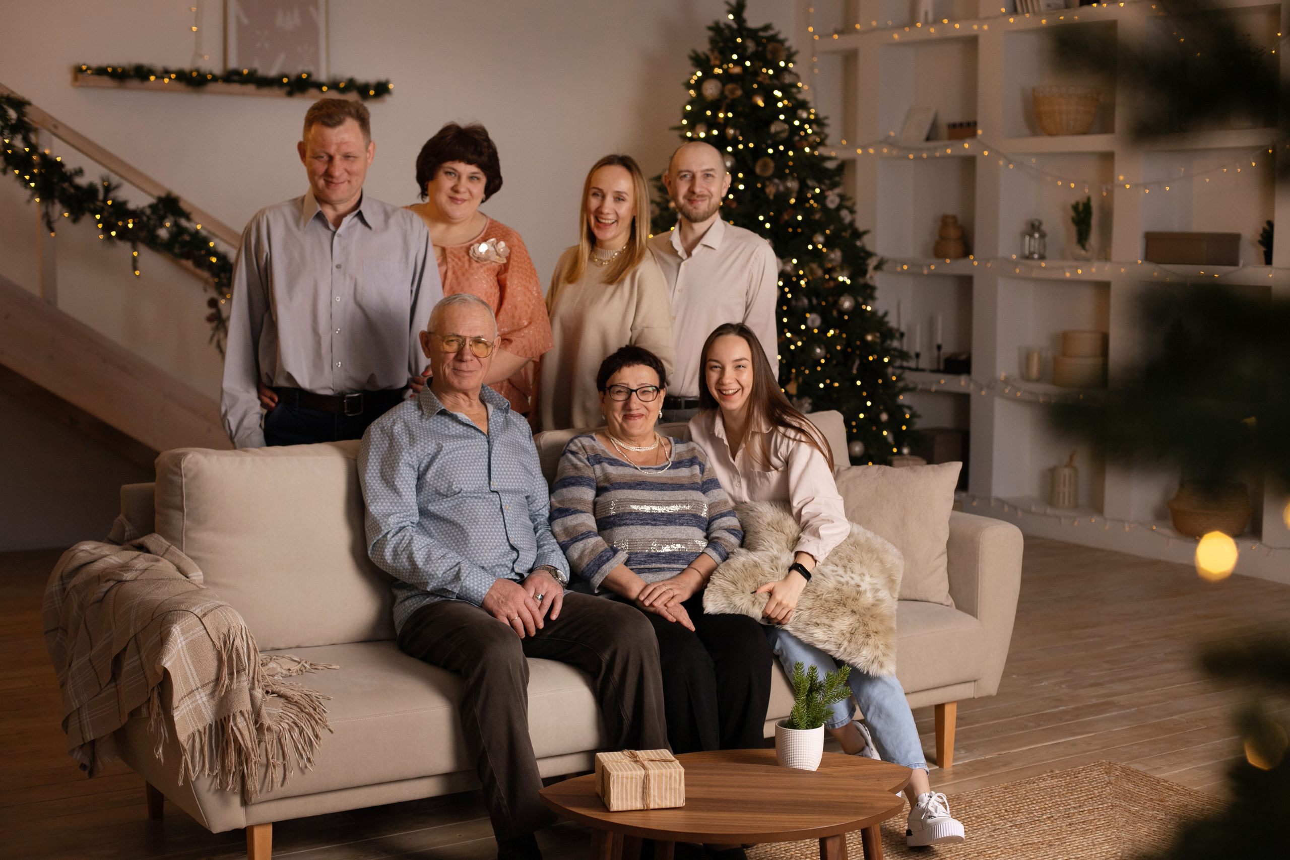 Семейные студийные фотосъемки. Семейный фотограф в Красноярске Наталья Алина