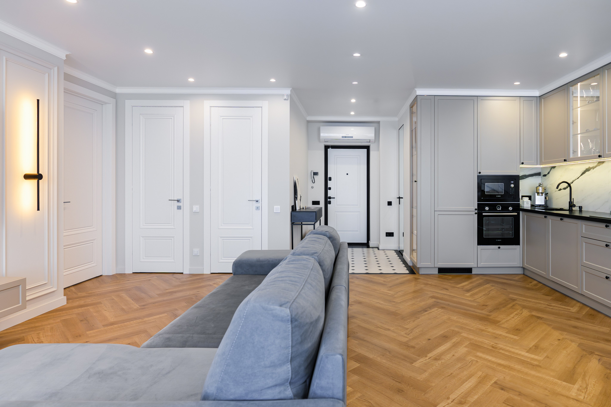 Реализация проекта ЖК Idel Tower 62 m² г. Уфа. Дизайн интерьера и ремонта Уфа Москва