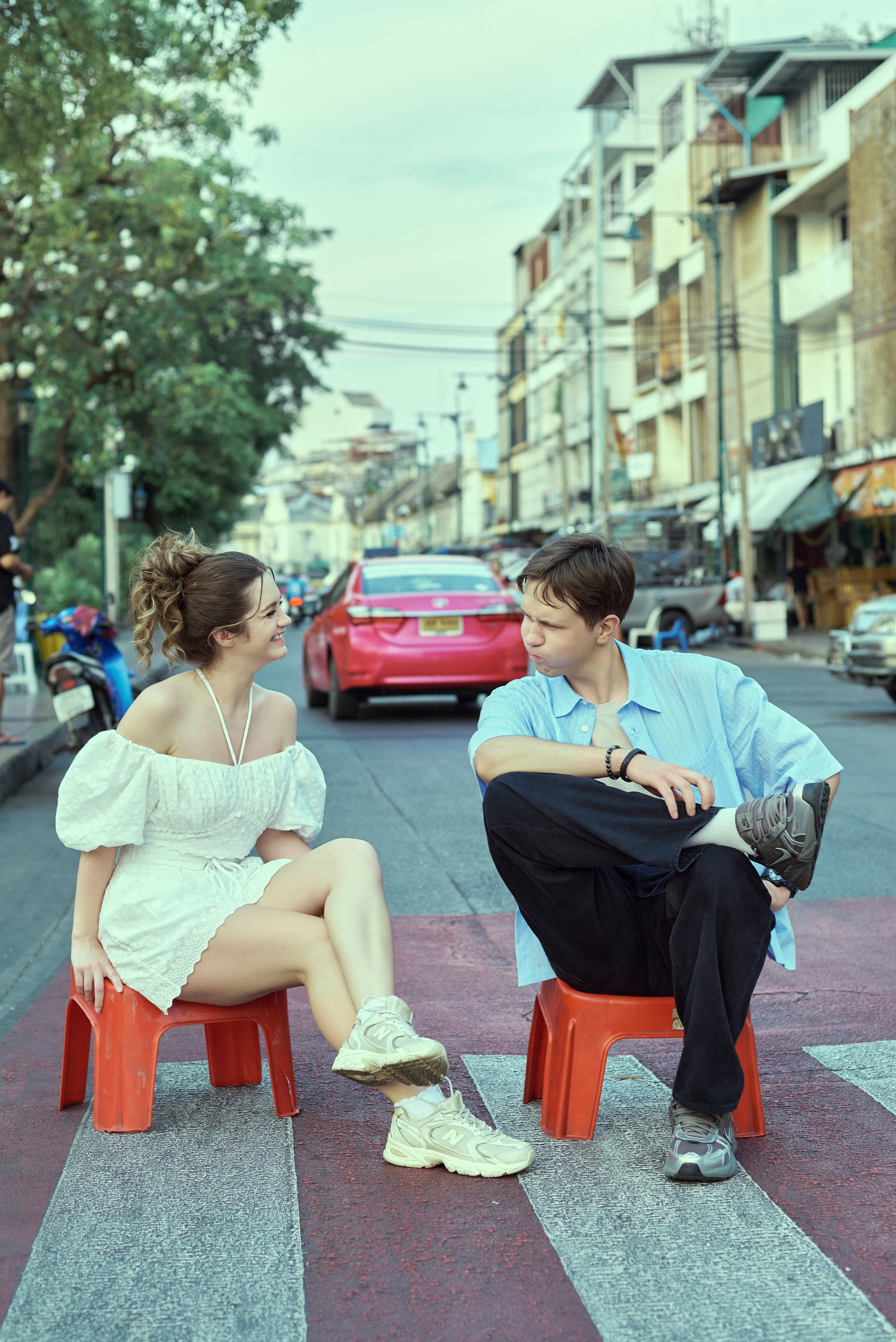 Lovestory photoshoot in Bangkok (story in Flowers market). Photographer Bangkok — Pattaya | фотограф Бангкок — Паттайа