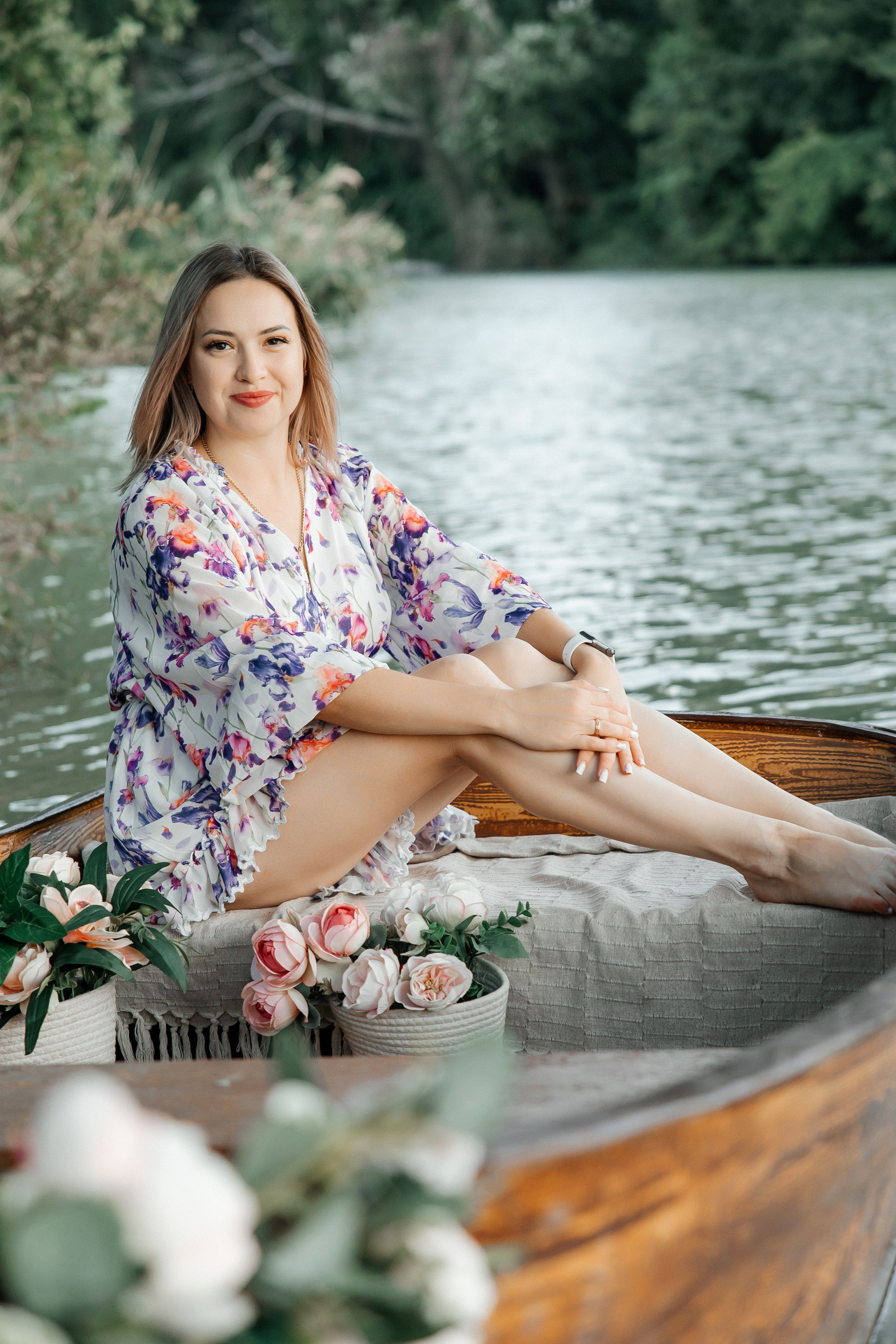 Цветочная лодка. Семейный и детский фотограф в Краснодаре Ксения Новикова