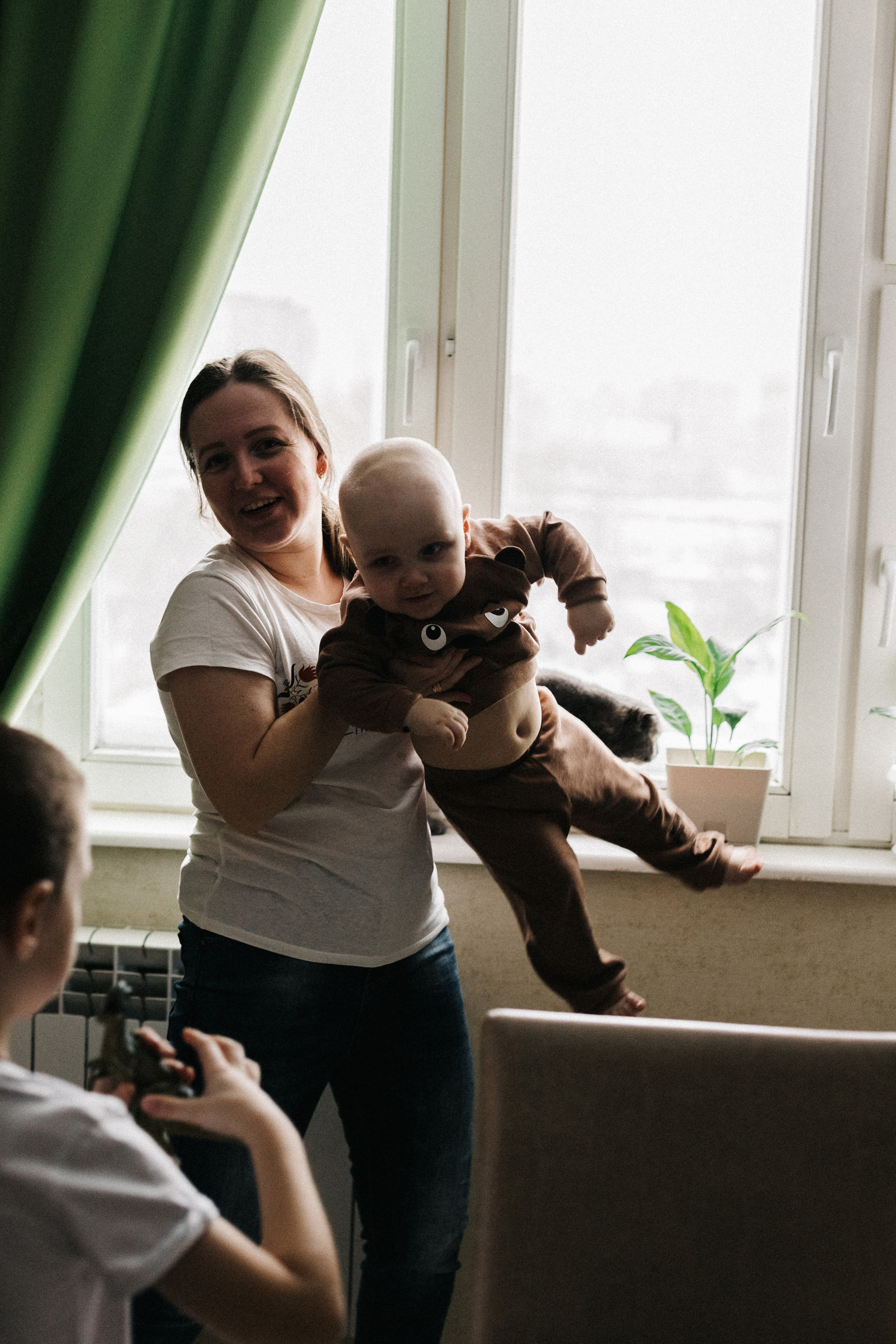 Ирина с сыновьями. Семейный фотограф lifestyle в Новосибирске Елена Шпилевая