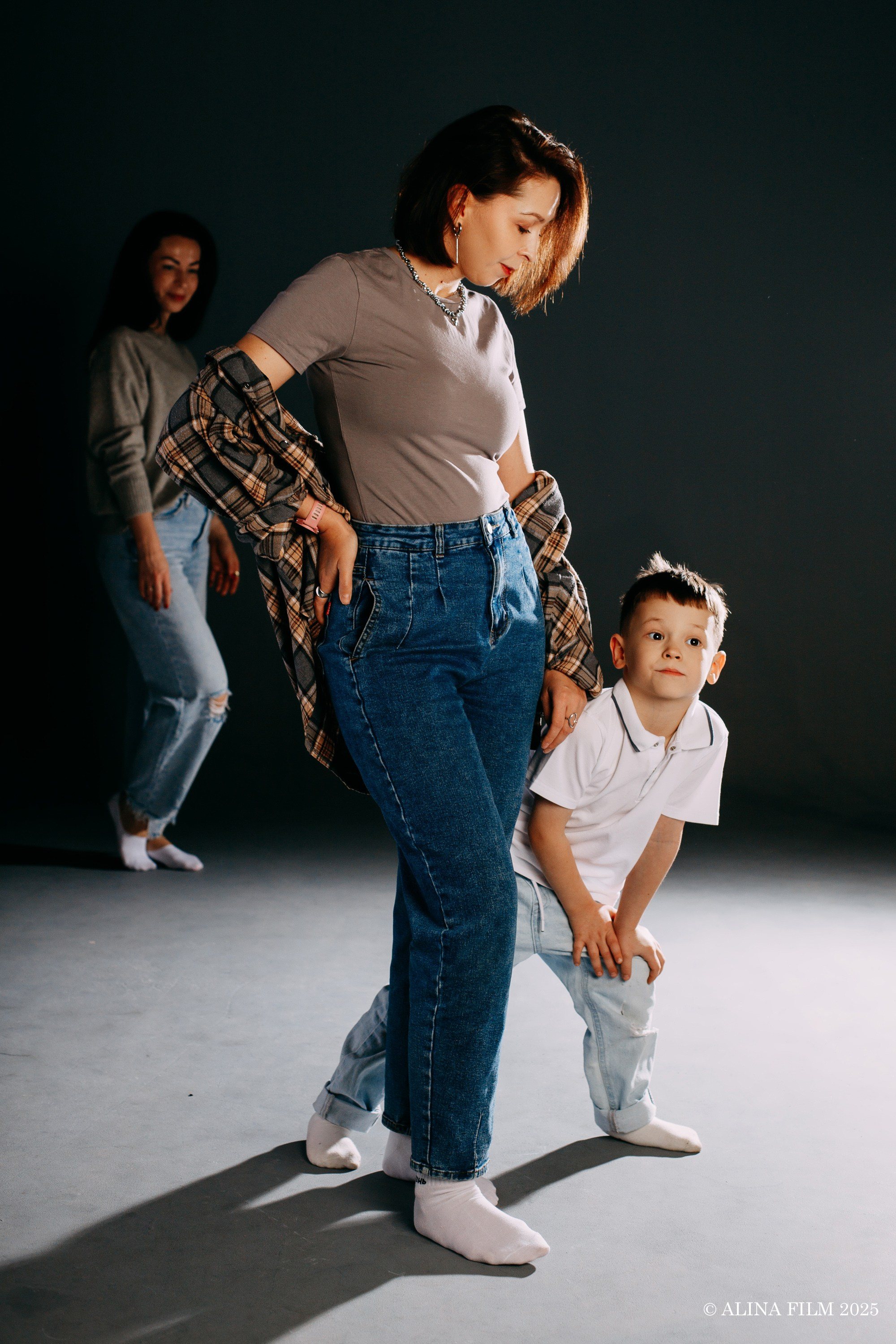 Семейная фотосессия на ринге. Фотограф в Санкт-Петербурге Alina Film