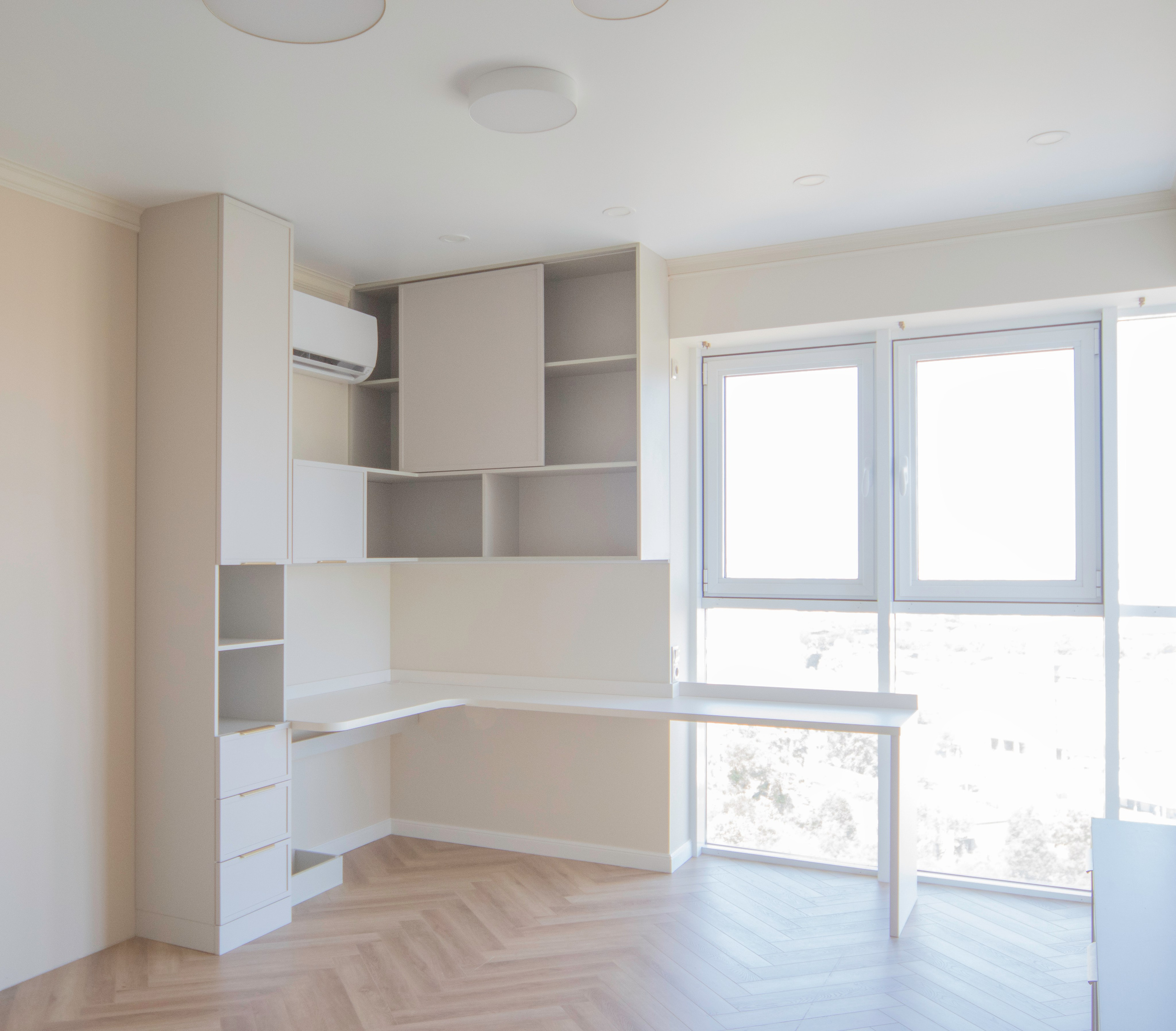 Подвесные тумбы. Пространство