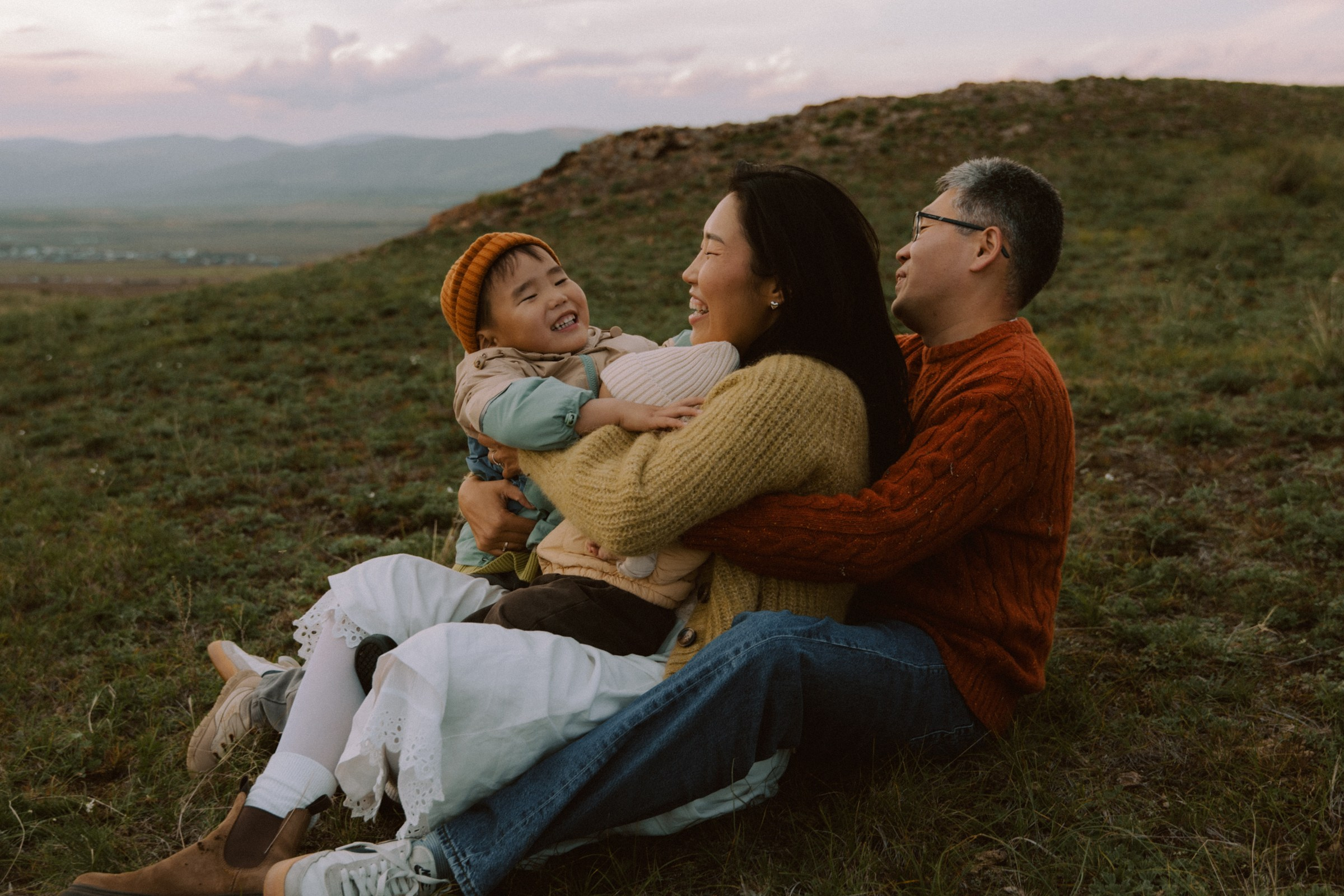 Семья Вадима и Долгормы. Фотограф Улан-Удэ