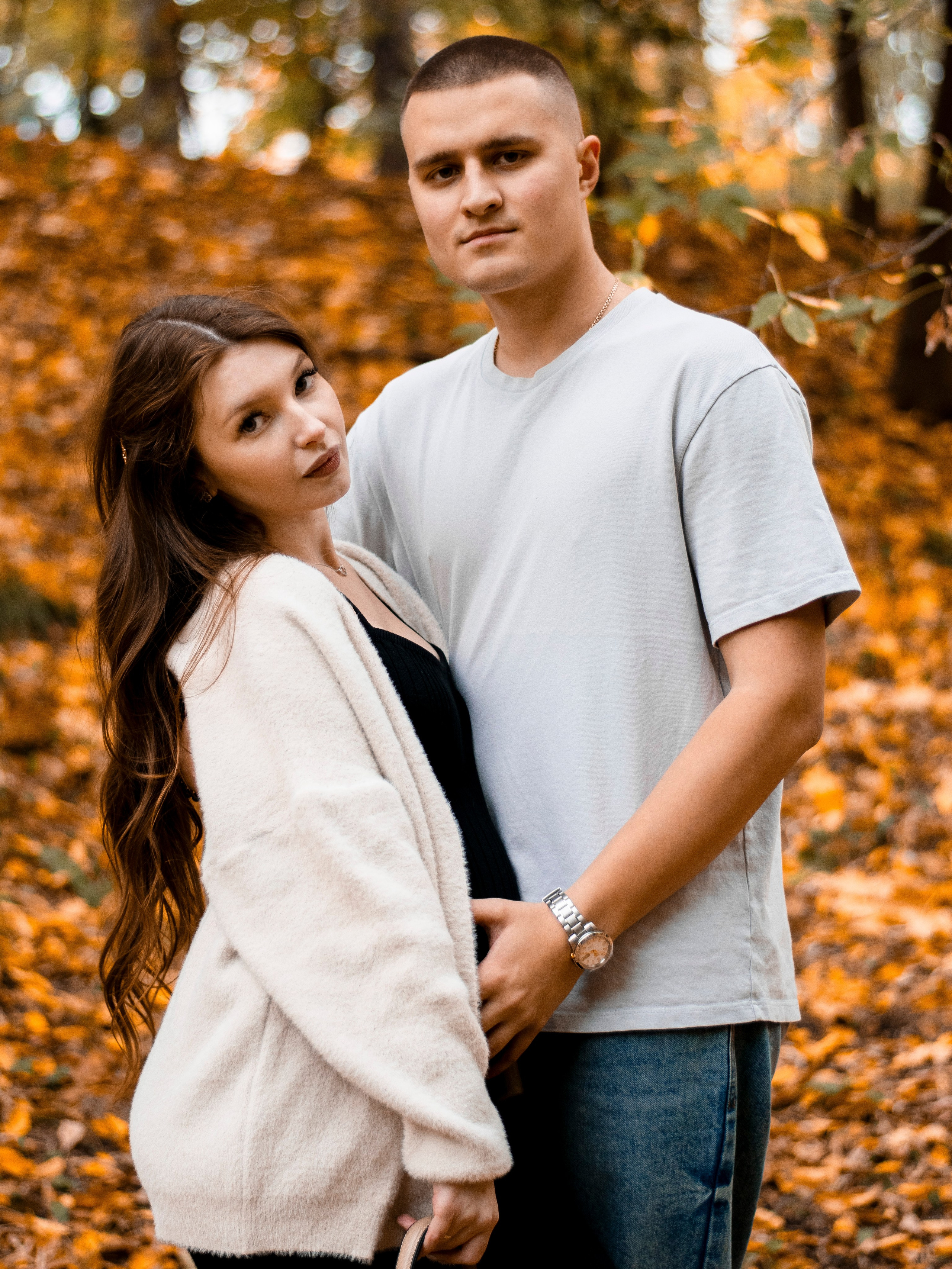 In the Autumn Garden. Портретный фотограф Москва Белогорцев Сергей