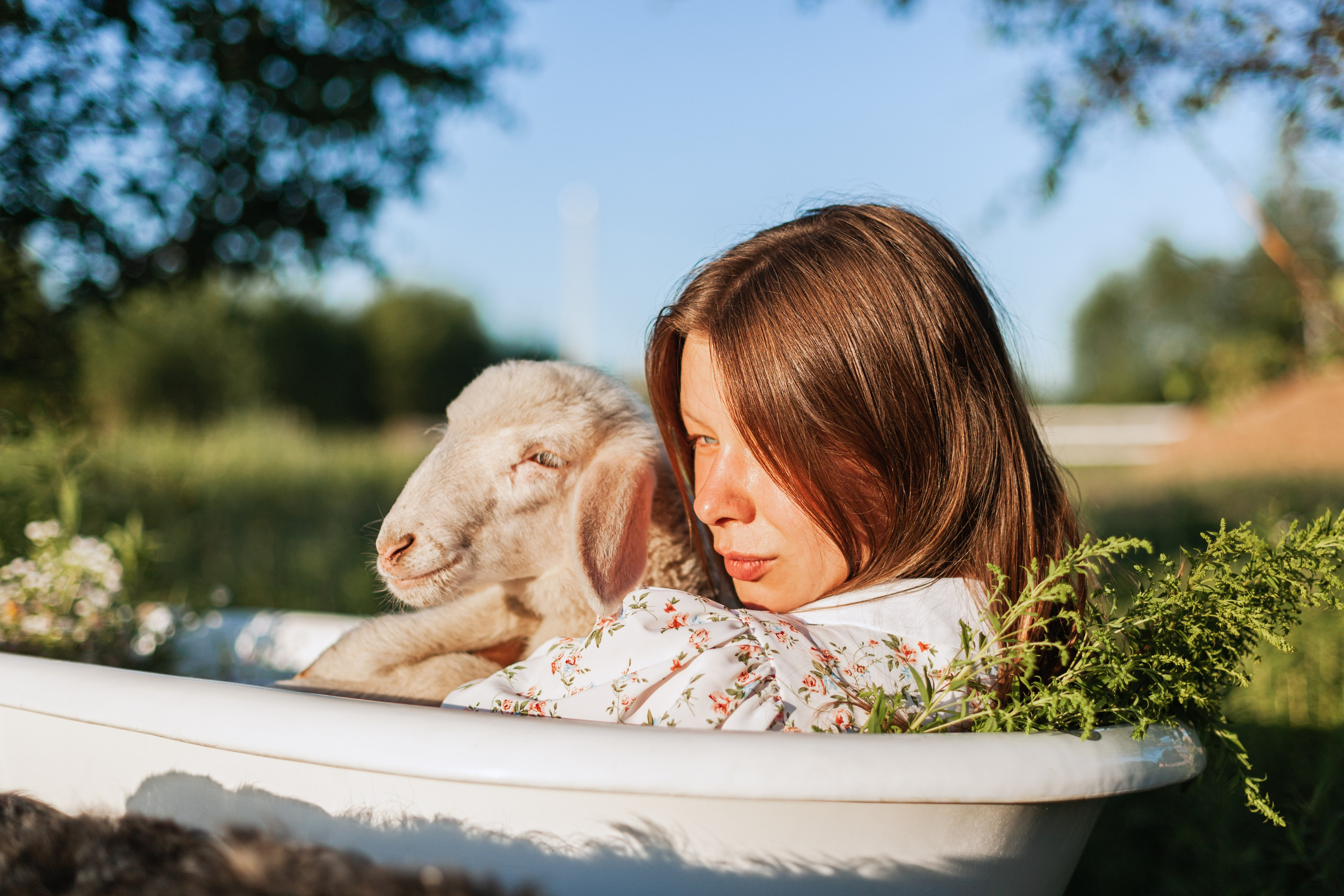 Ванна в поле. Фотограф-анималист Татьяна Степанова