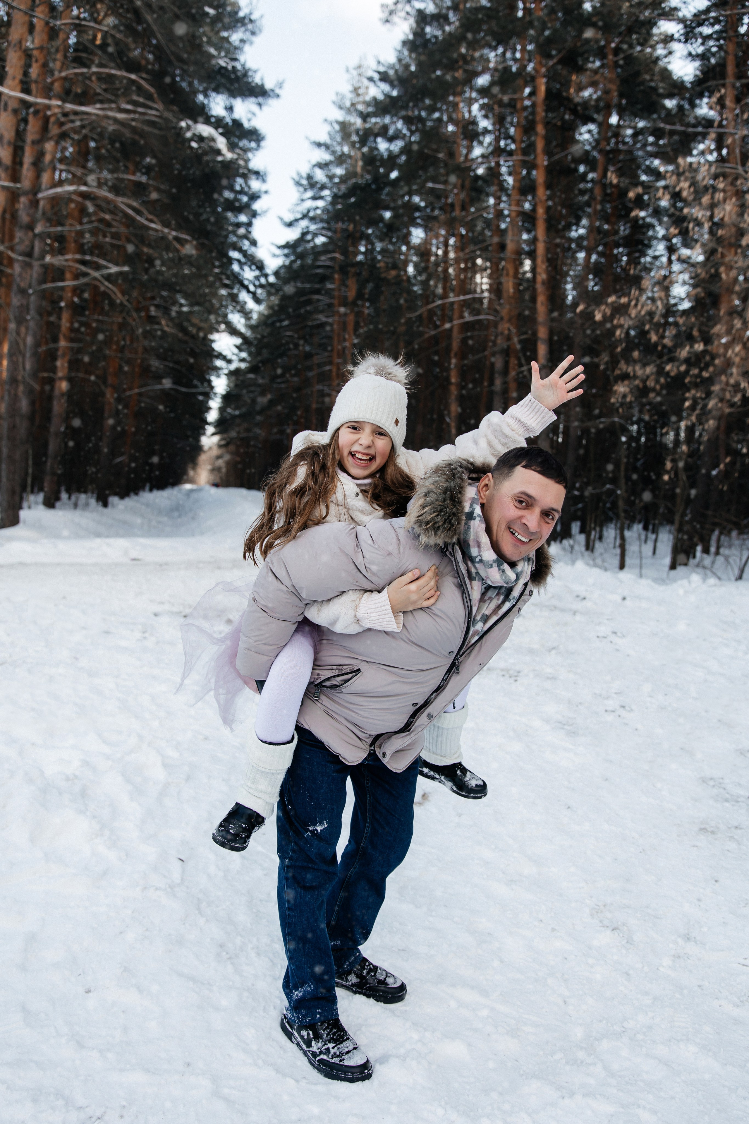 Зимняя прогулка. Свадебный и семейный фотограф у Уфе Евгения Сазонова