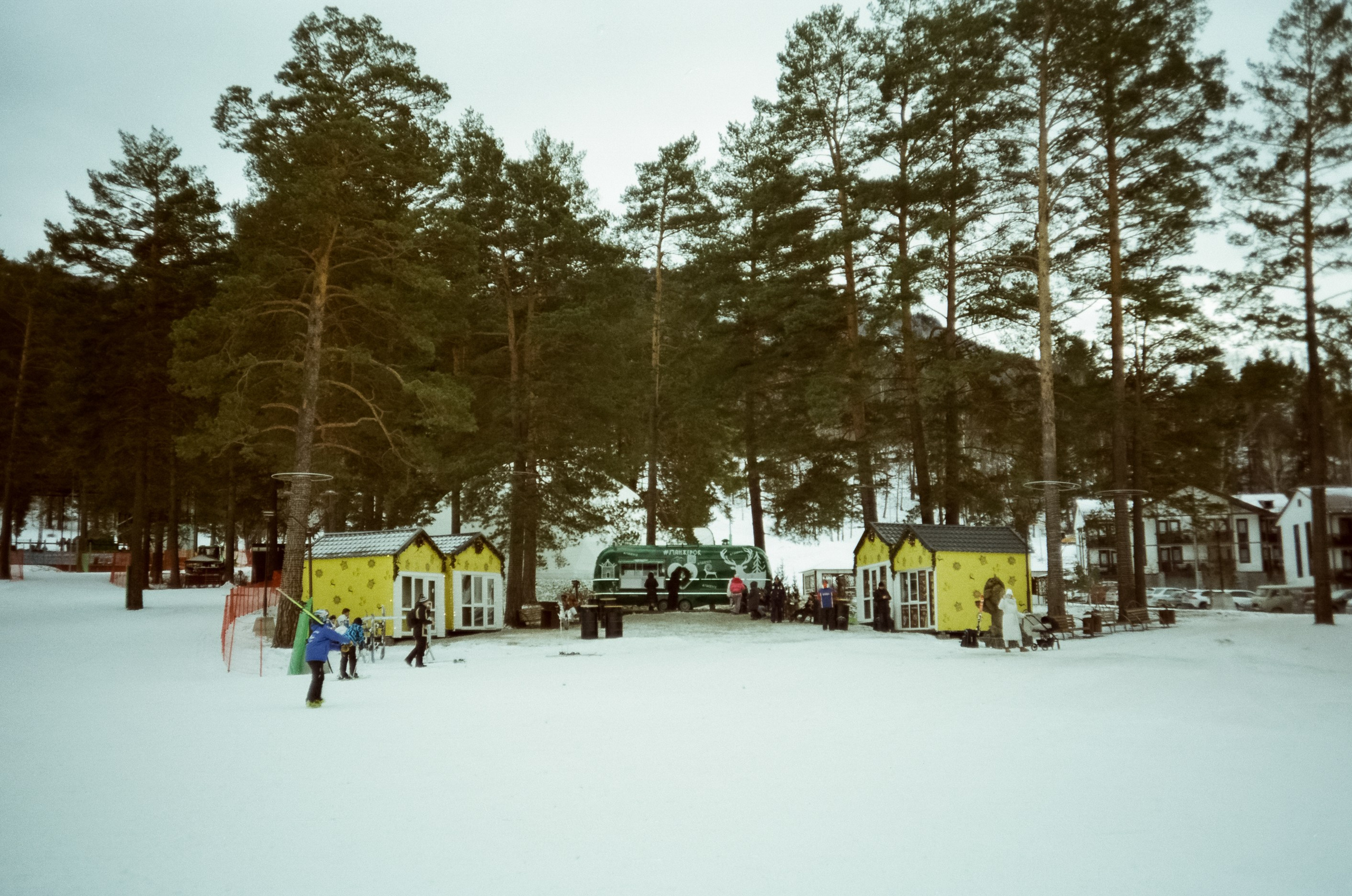 Горно-лыжный курорт Манжерок / 22 декабря 2023 года (0℃)