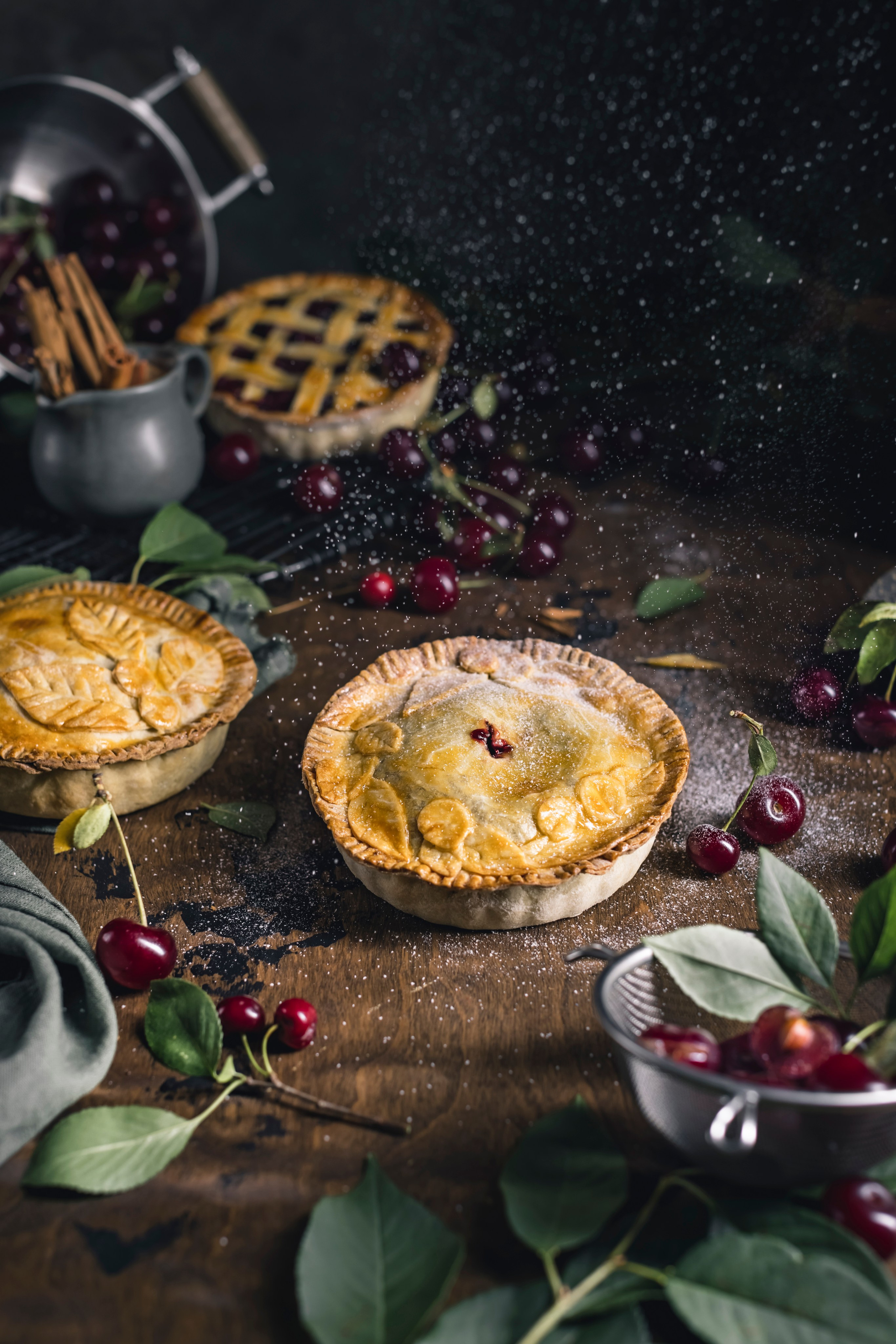 Вишневый пай. Foodie Stories (гастрономические истории) рекламная фуд-фотосъёмка, Москва
