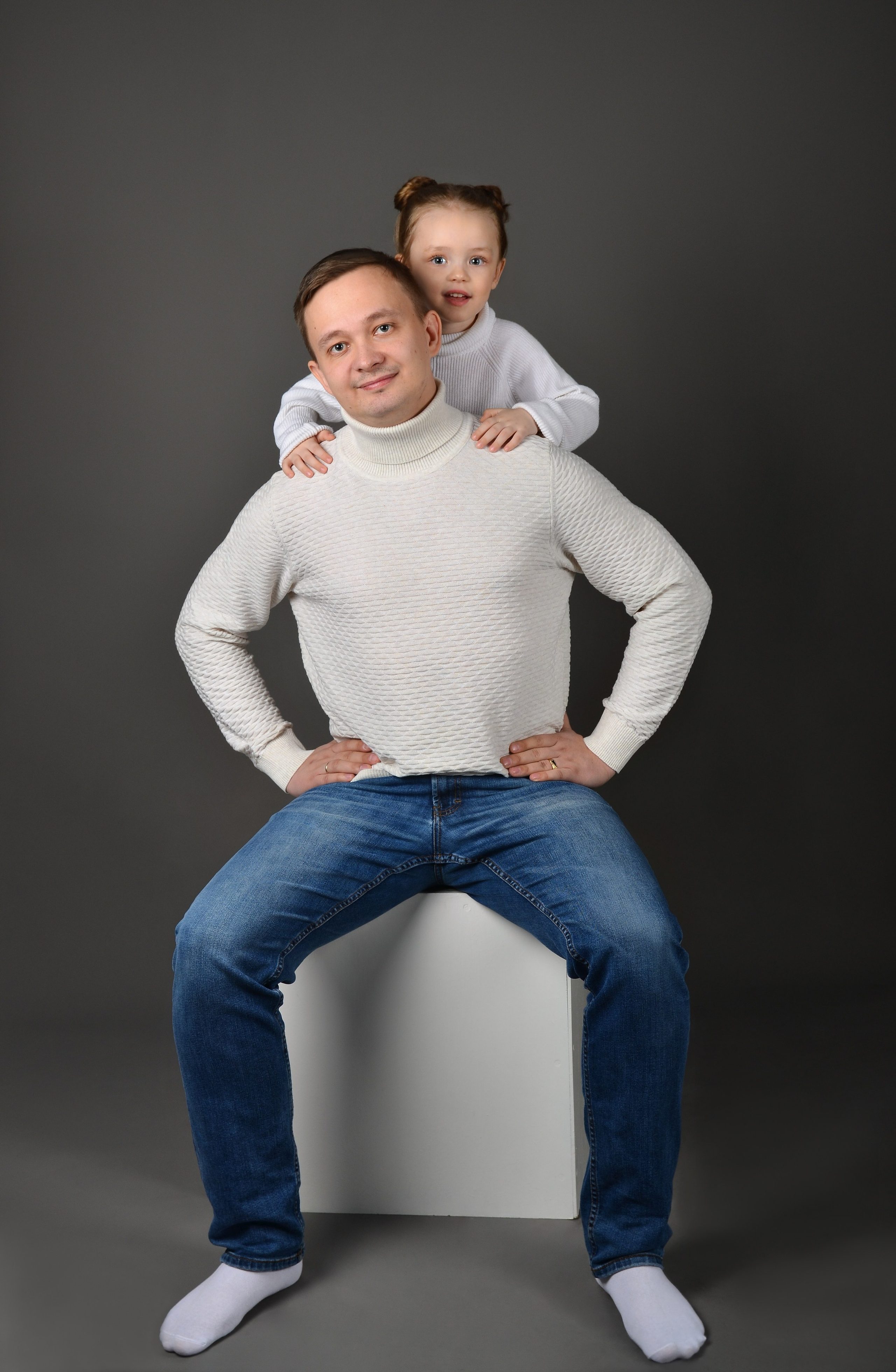 Дети с папами. Фотографы для фотосессий в Новосибирске