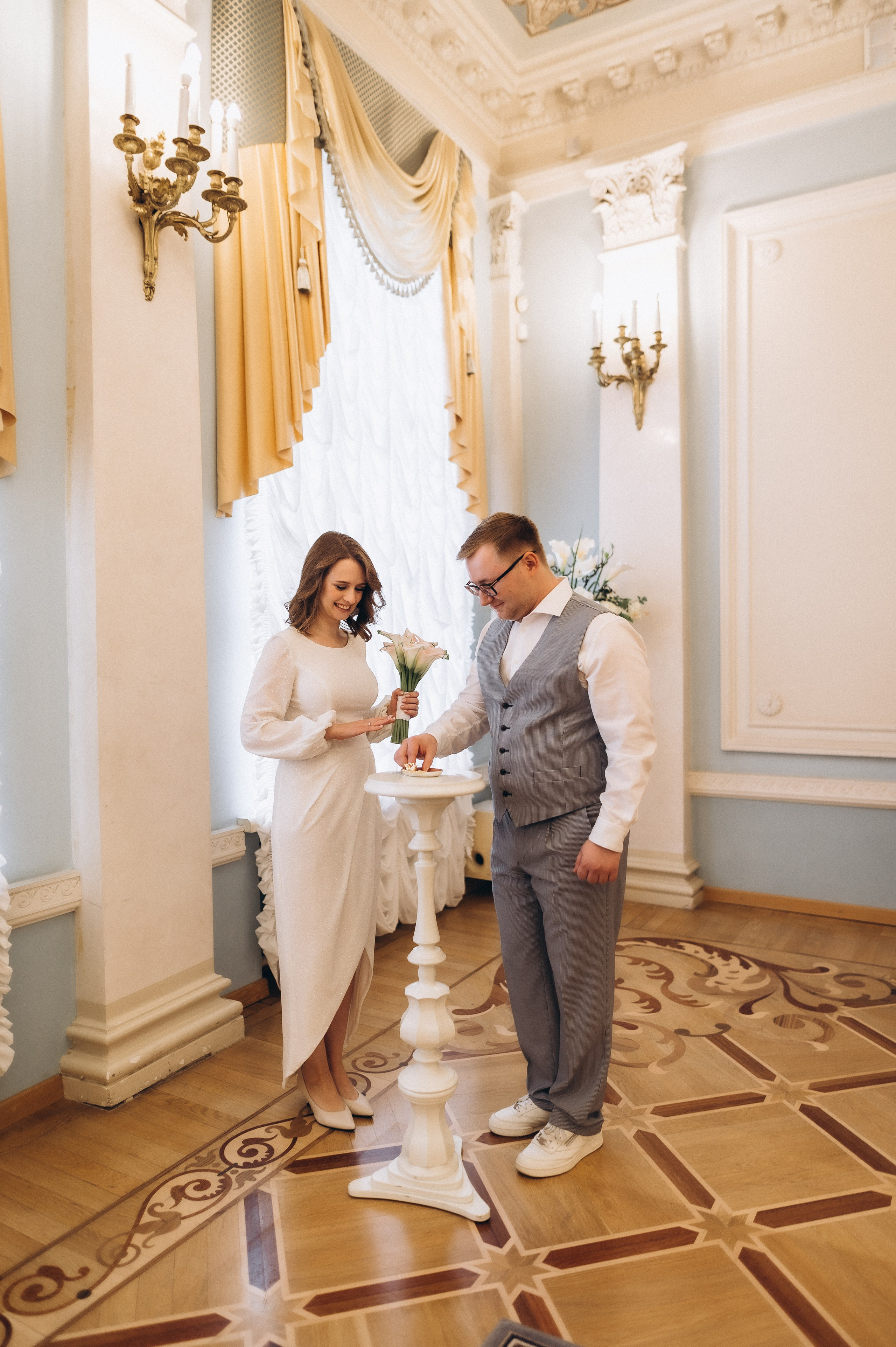 Загс+Оранжерея (камерная свадьба). Фотограф ПИТЕР СПБ Надежда Баранова