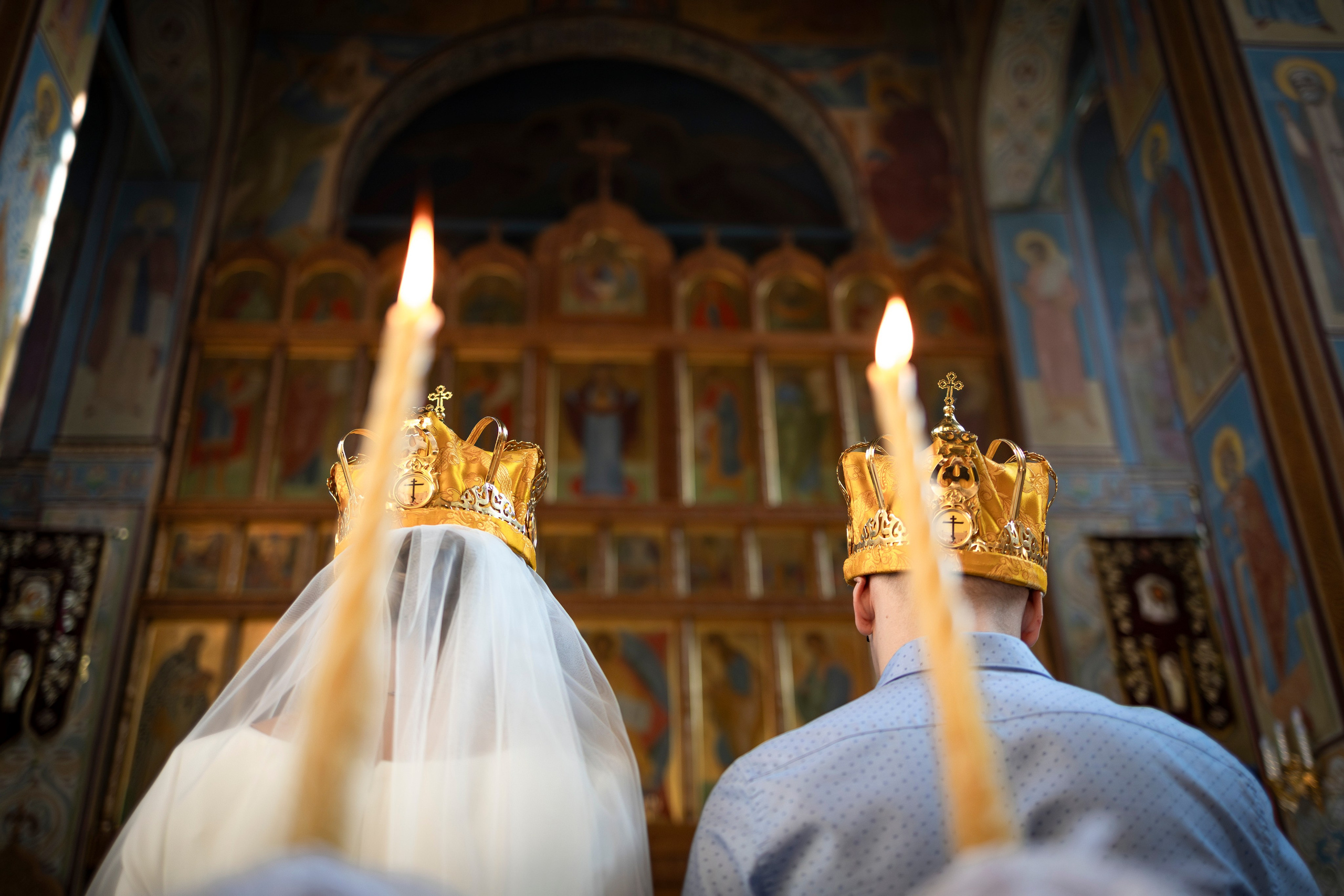Венчание Даниила и Дарии. ТОП Фотограф на Крещение и Венчание Железногорск Алексей Мещеряков