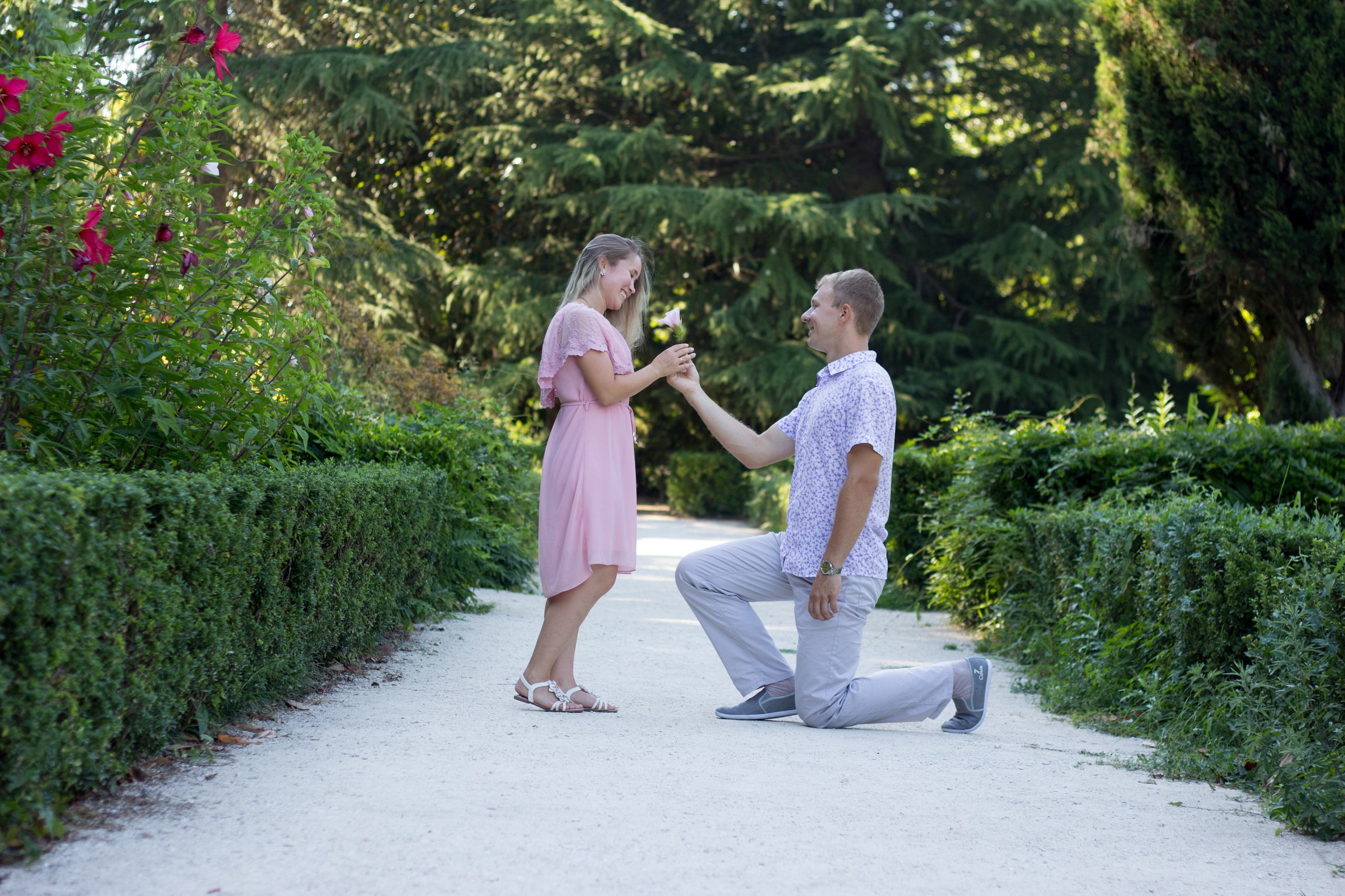 Семейная фотосессия в парке. Фотограф в Сочи Тиунова Маргарита и Тиунов Евгений