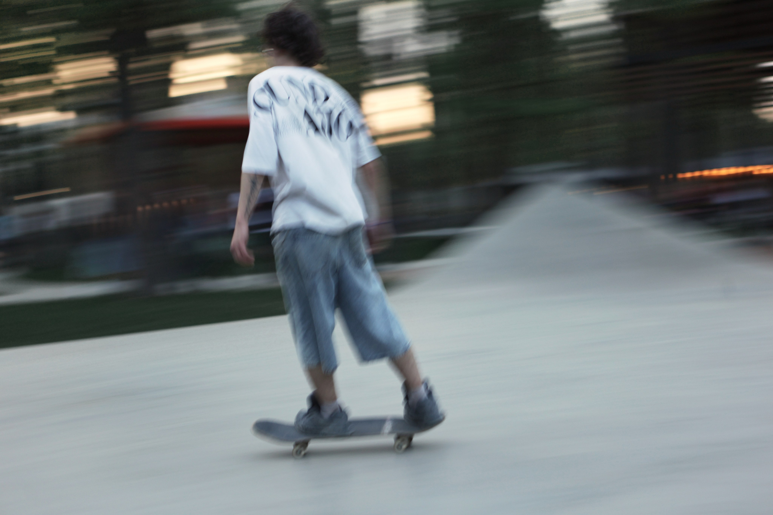 Blue hour in a skatepark. Фотограф Антонина Гудкова