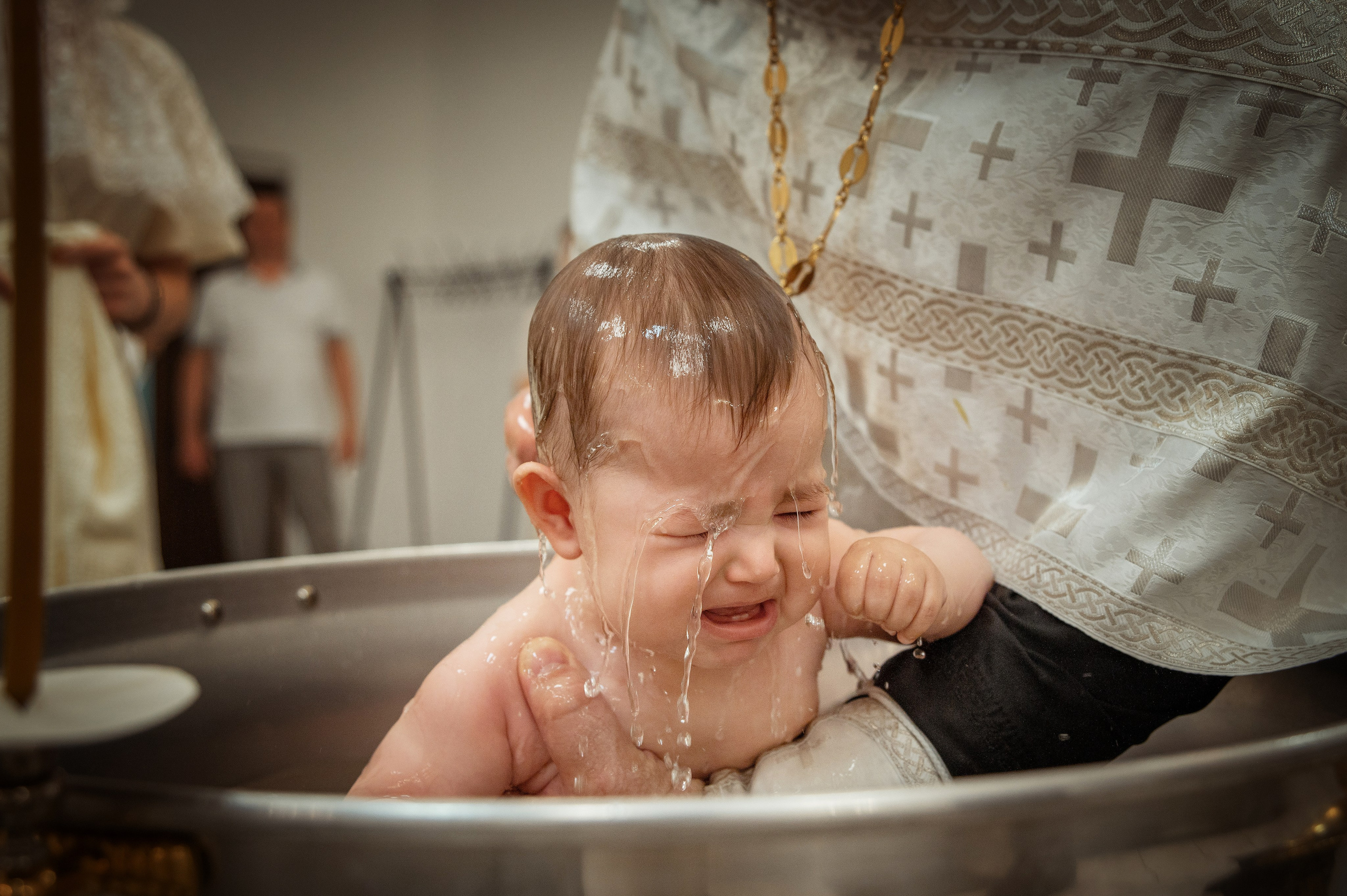 Таинство Крещения Александры, Александра-Невский Собор г. Волгоград. Церковный, семейный и репортажный фотограф Волгоград, Волжский