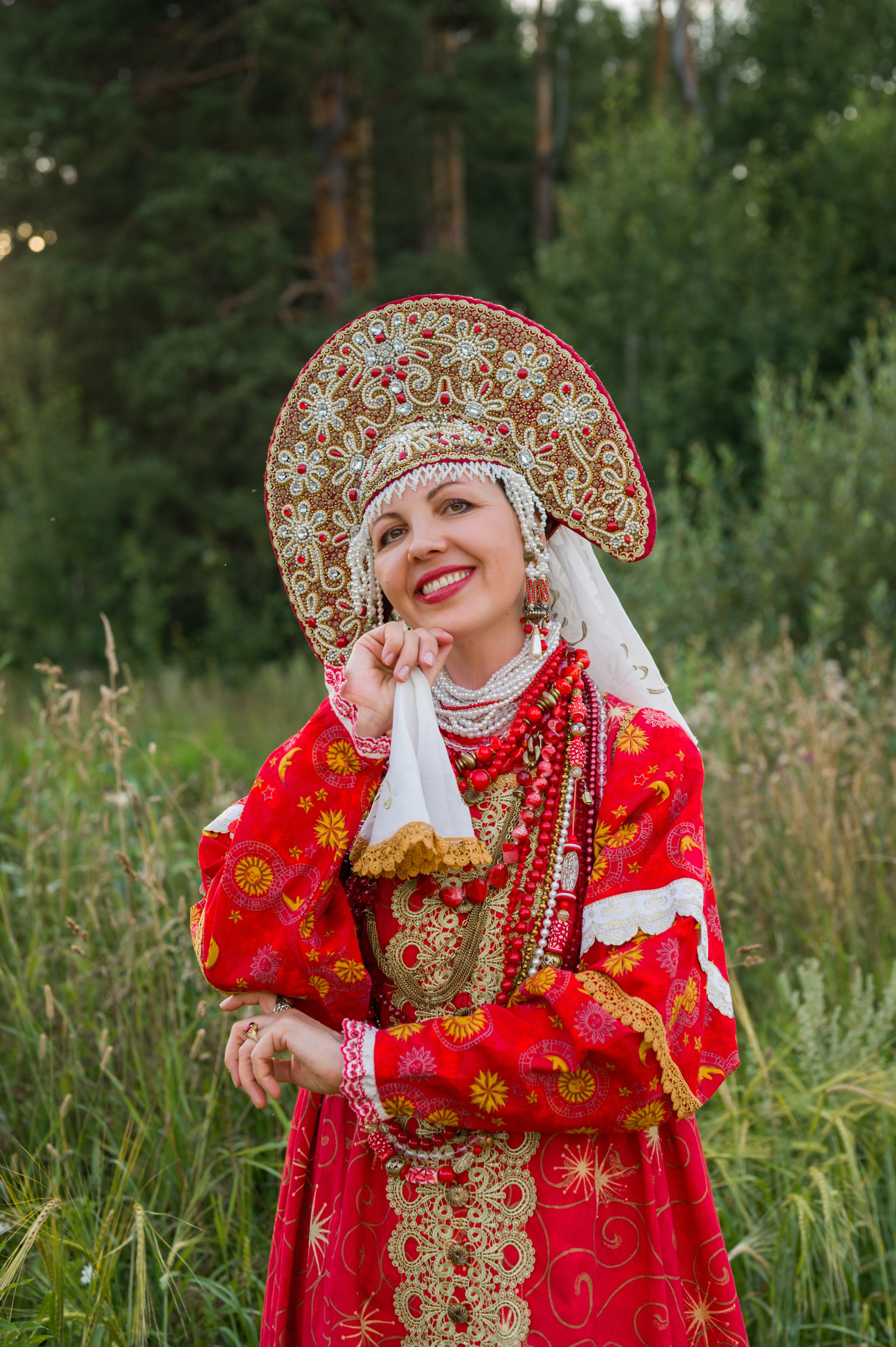 Фотосессия в русском народном костюме. Фотограф Юлия Кондратьева