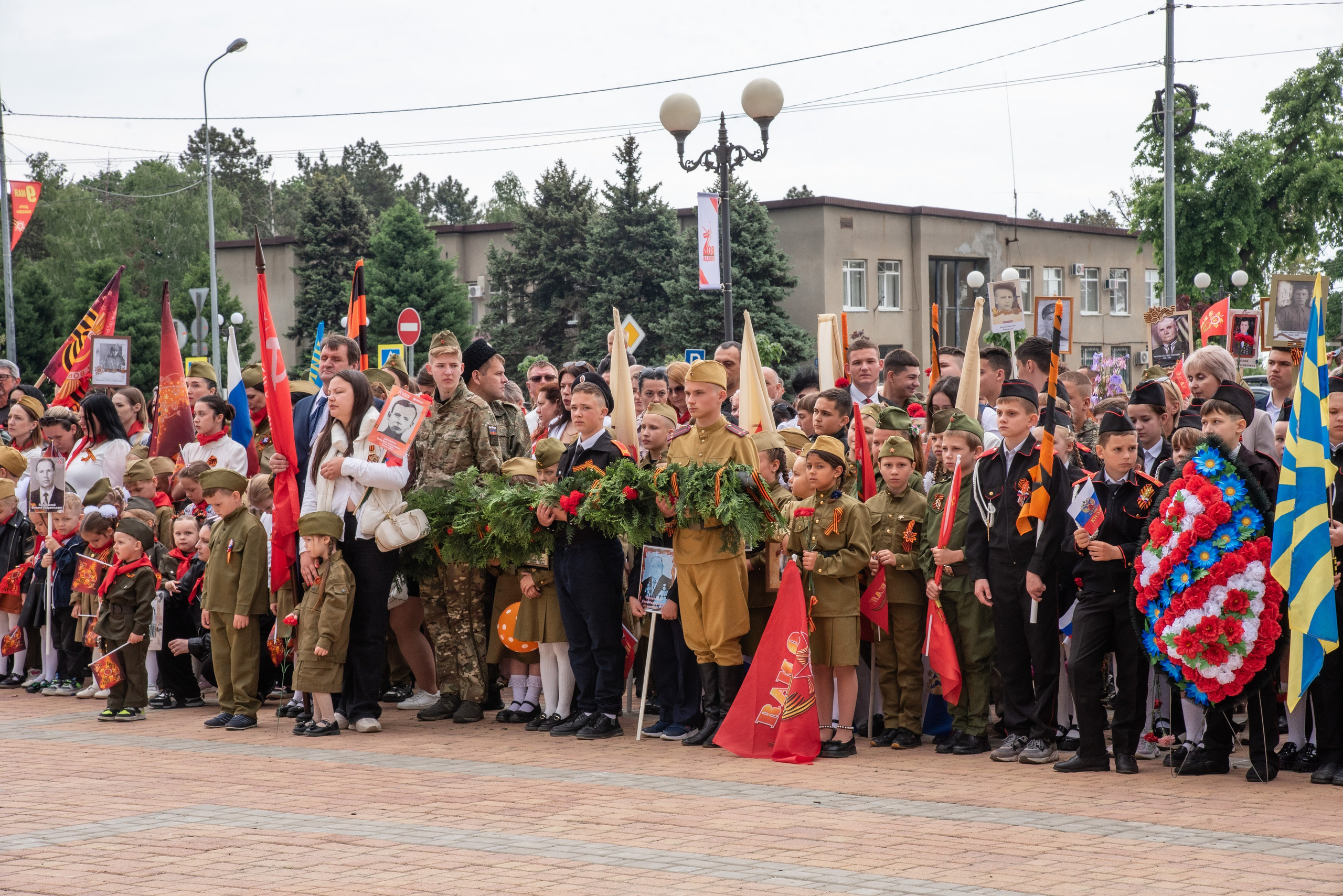 Репортаж для СМИ_9мая_п.Агроном (цветокор). Детский и семейный фотограф Краснодар / Сочи Сергеева Олеся