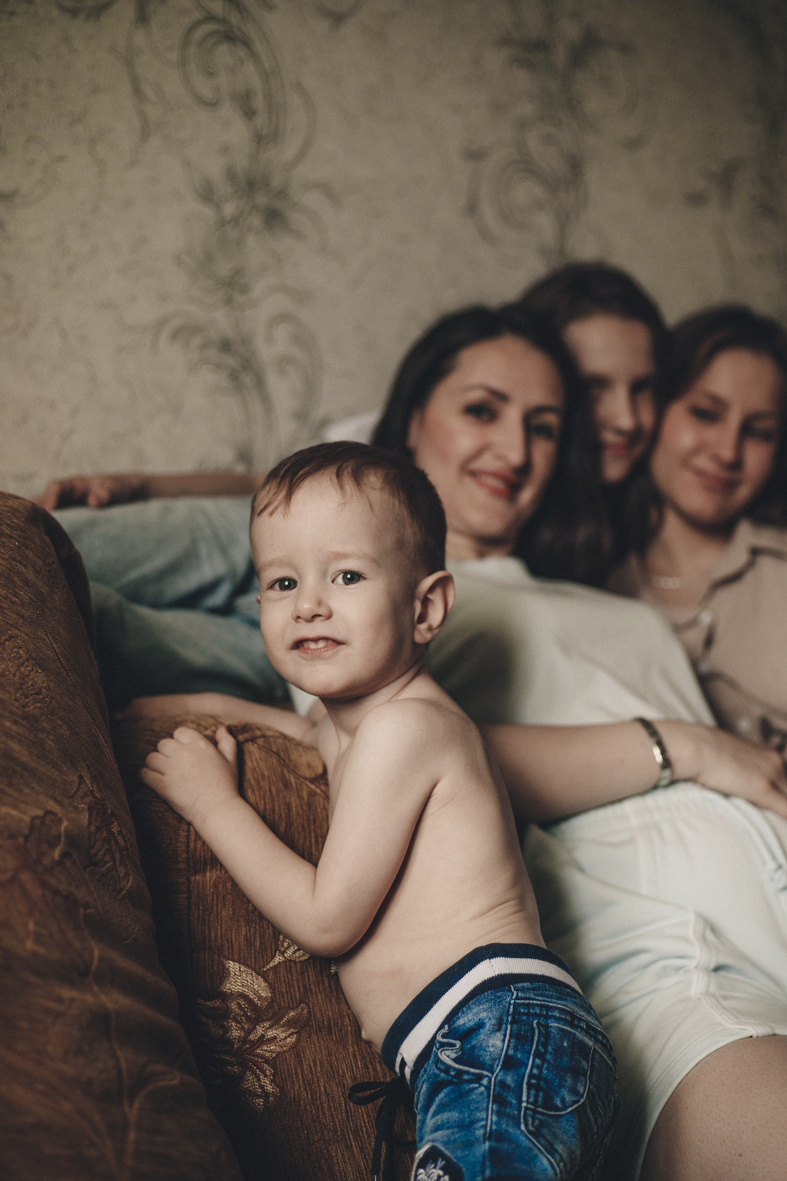 Домашняя фотосессия - Тут много улыбок). Семейный и женский фотограф Кемерово Мария Степ