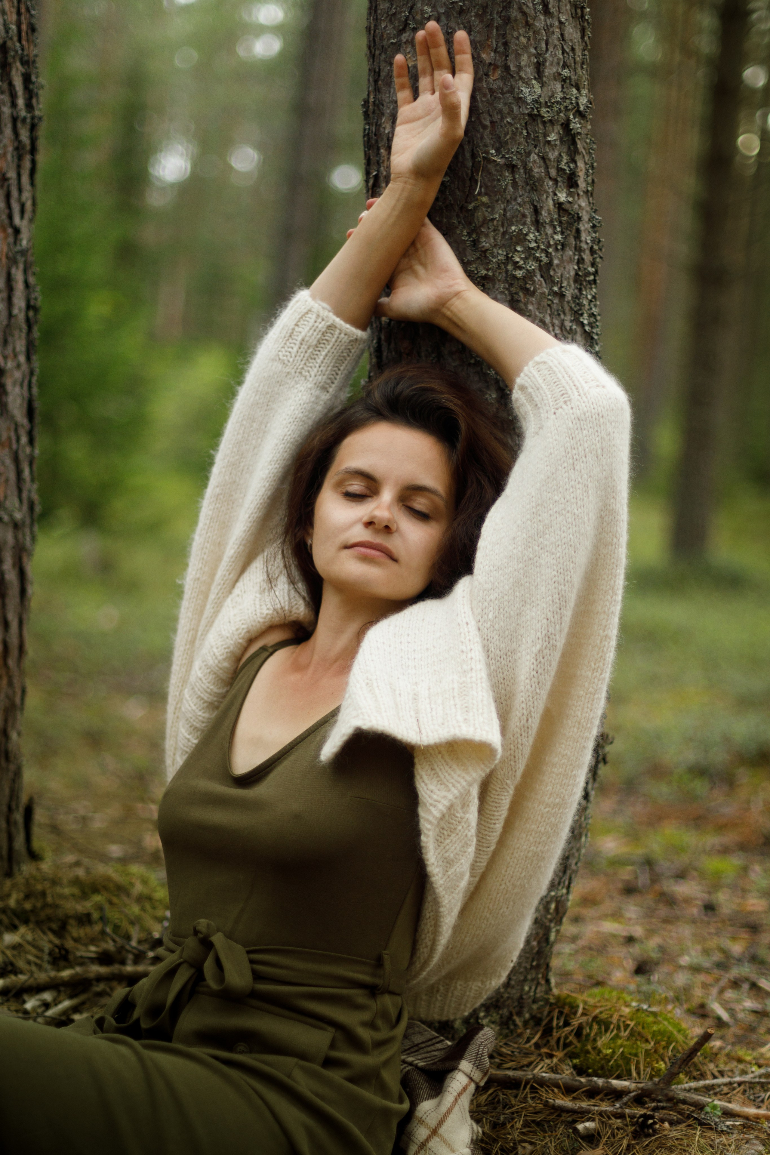 Настя в лесу. Фотограф в Санкт-Петербурге Ксения Андреева