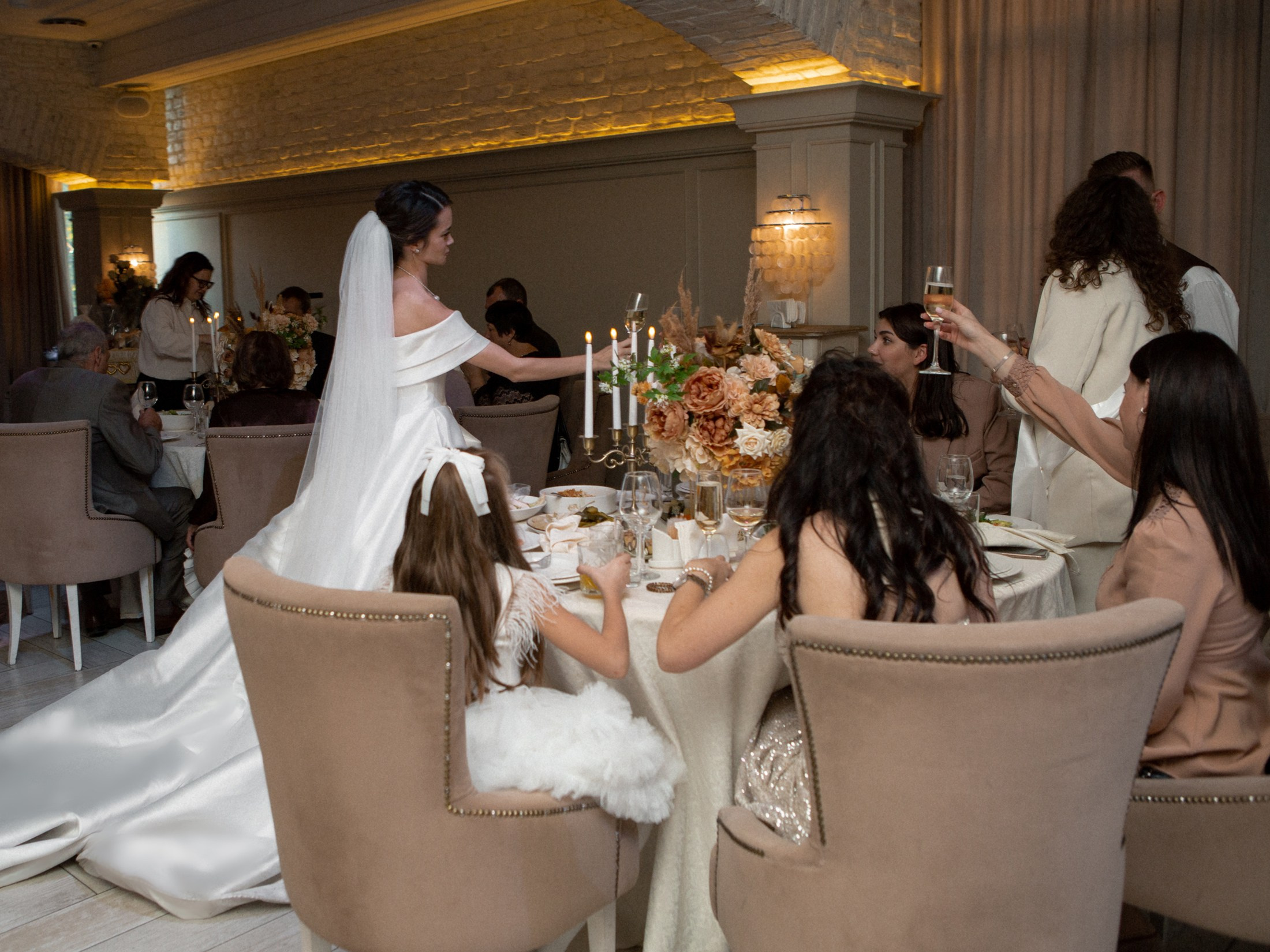 Свадьба с гостями. Свадебный и портретный фотограф Москва