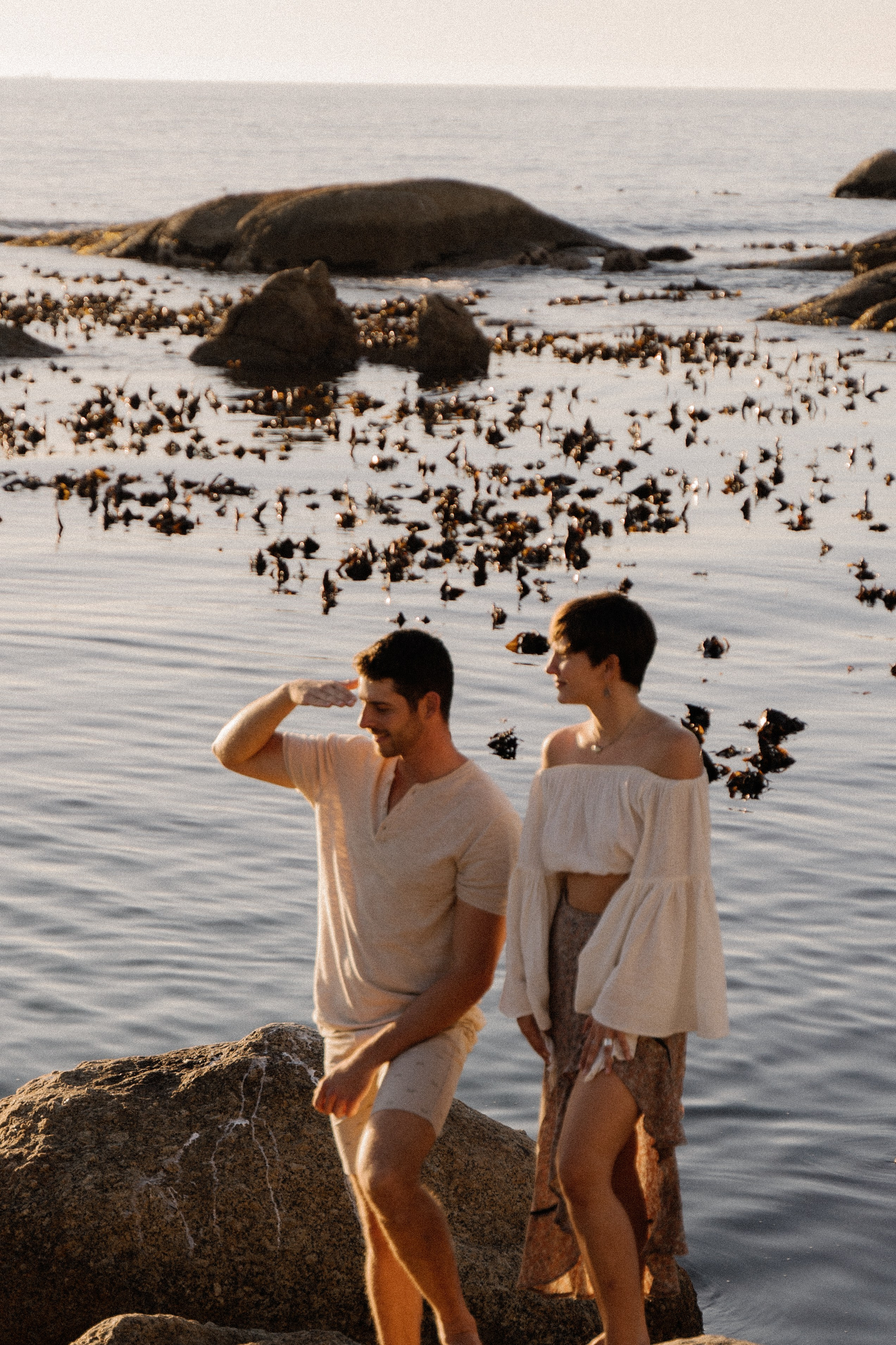Evening on the beach. Фотограф в Кейптауне