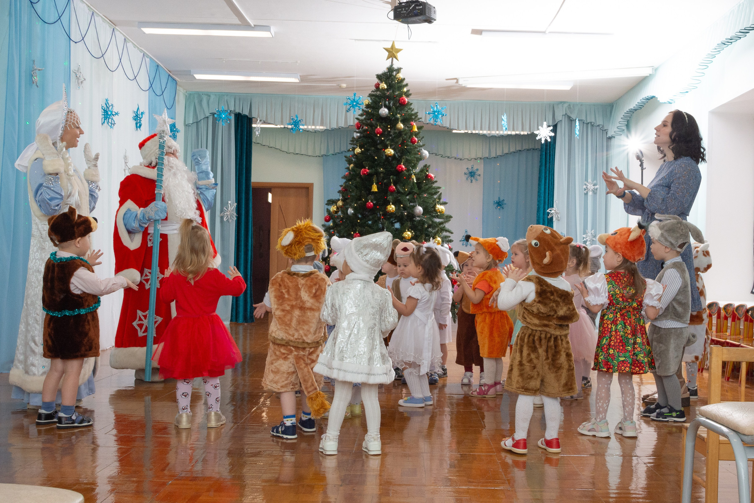 Новогодний утренник в саду 2023