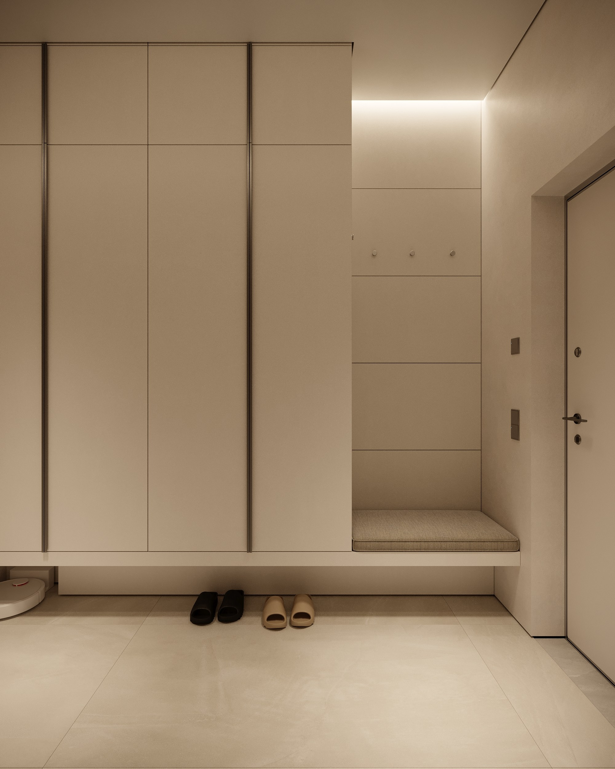 Современная квартира для семейной пары в ЖК Нагатино АйЛенд. Дизайн интерьера Санкт-Петербург | Москва | Калининград