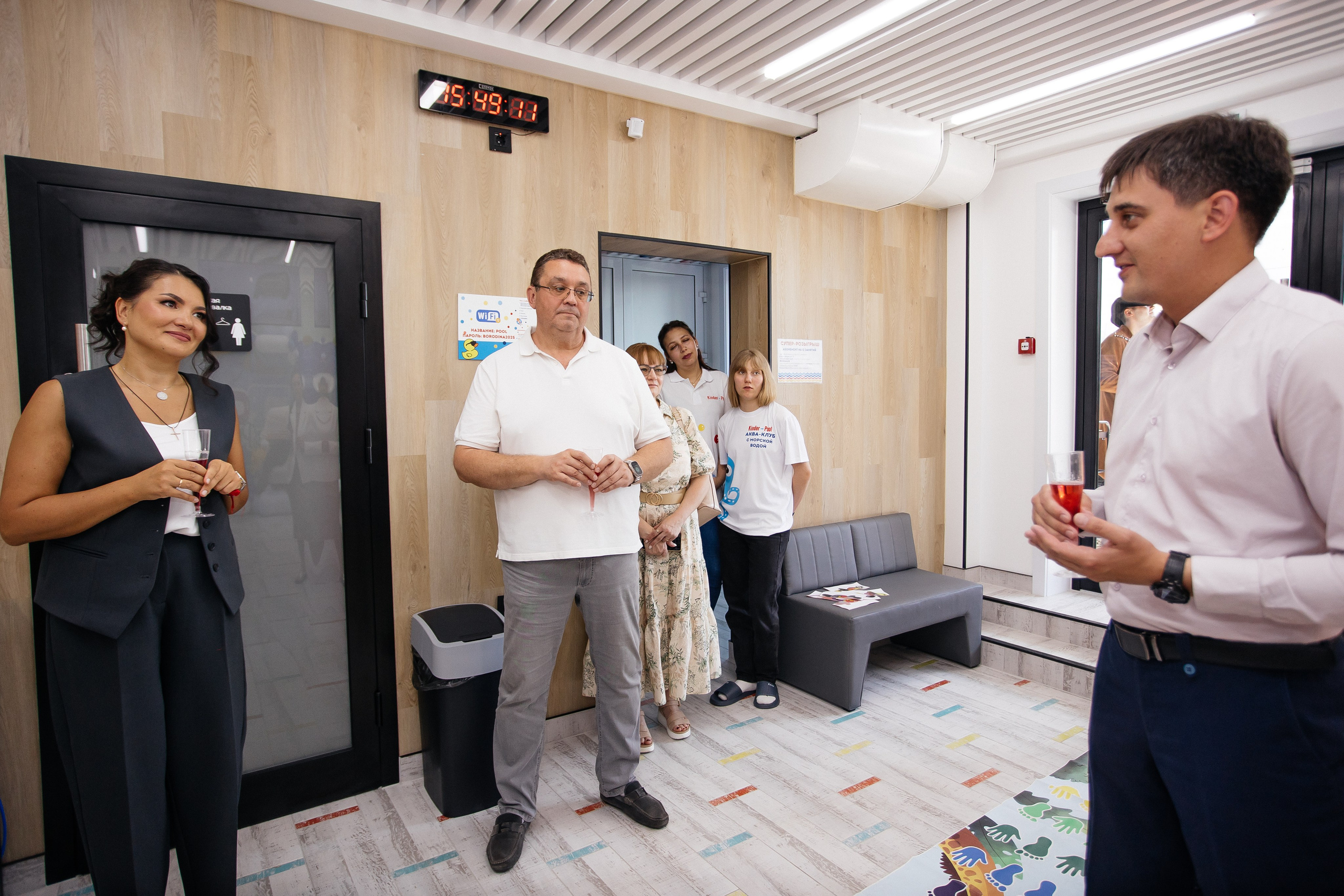 Открытие бассейна. Фотограф в Иркутске