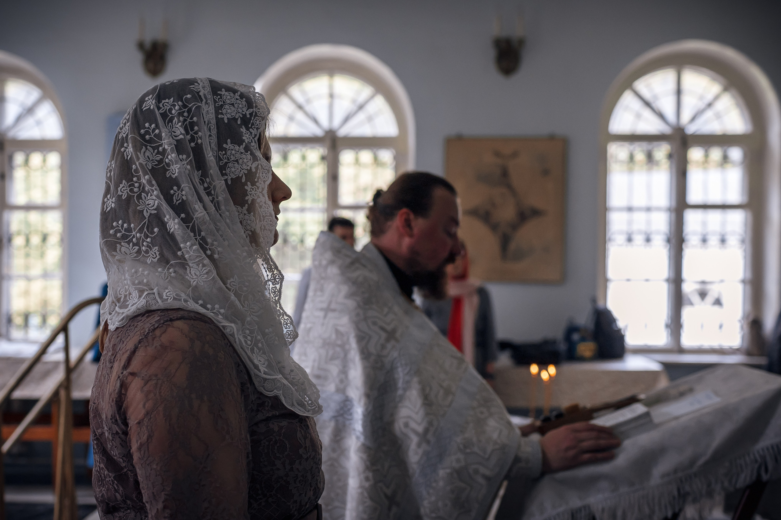 Крещение в Храме Влахернской иконы Божией Матери в Кузьминках. Профессиональный фотограф в Москве и Мо Мария Шантарёва