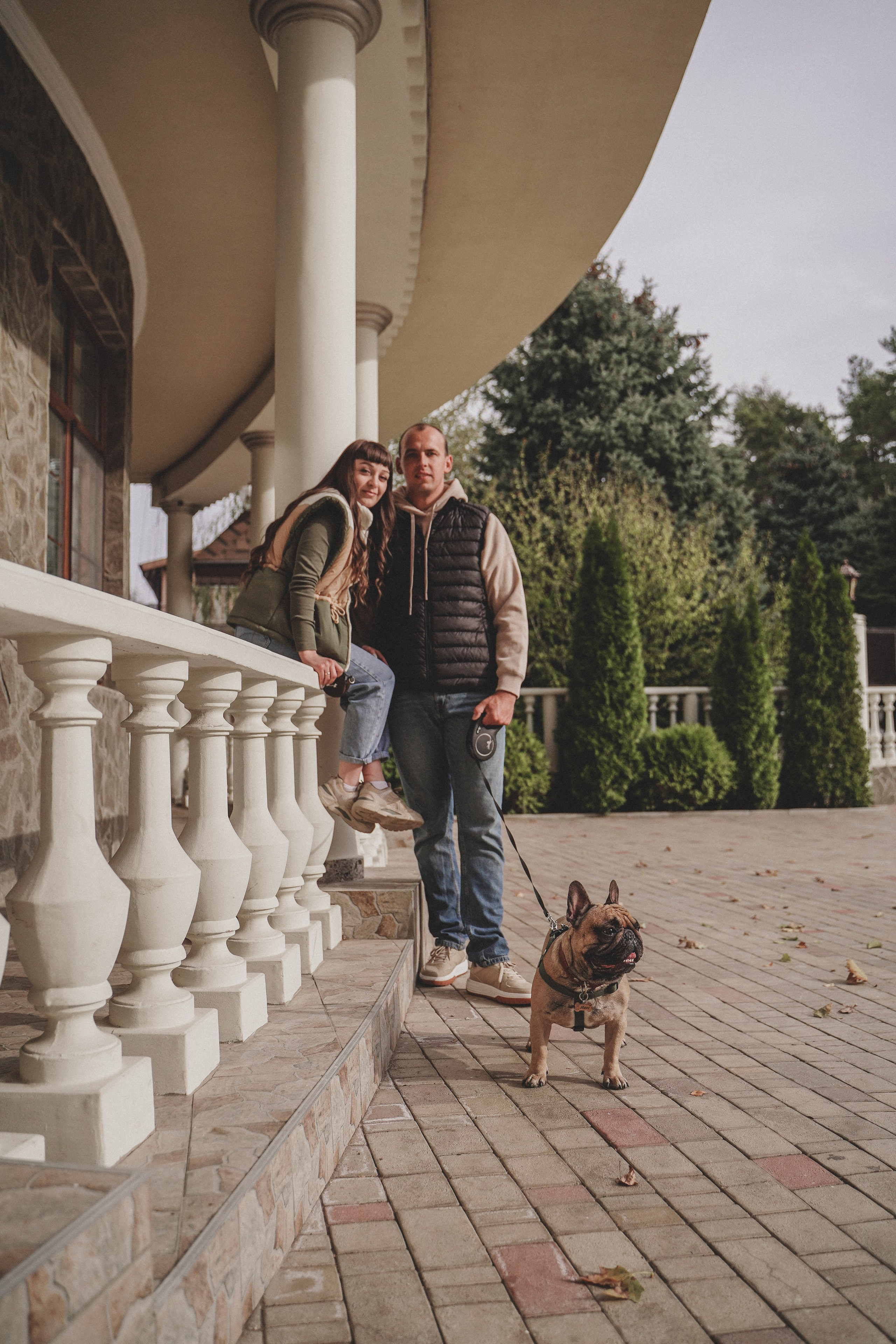 Фотосессия с собакой в Солнечном острове. Семейный и женский фотограф в Краснодаре Анастасия Приймак