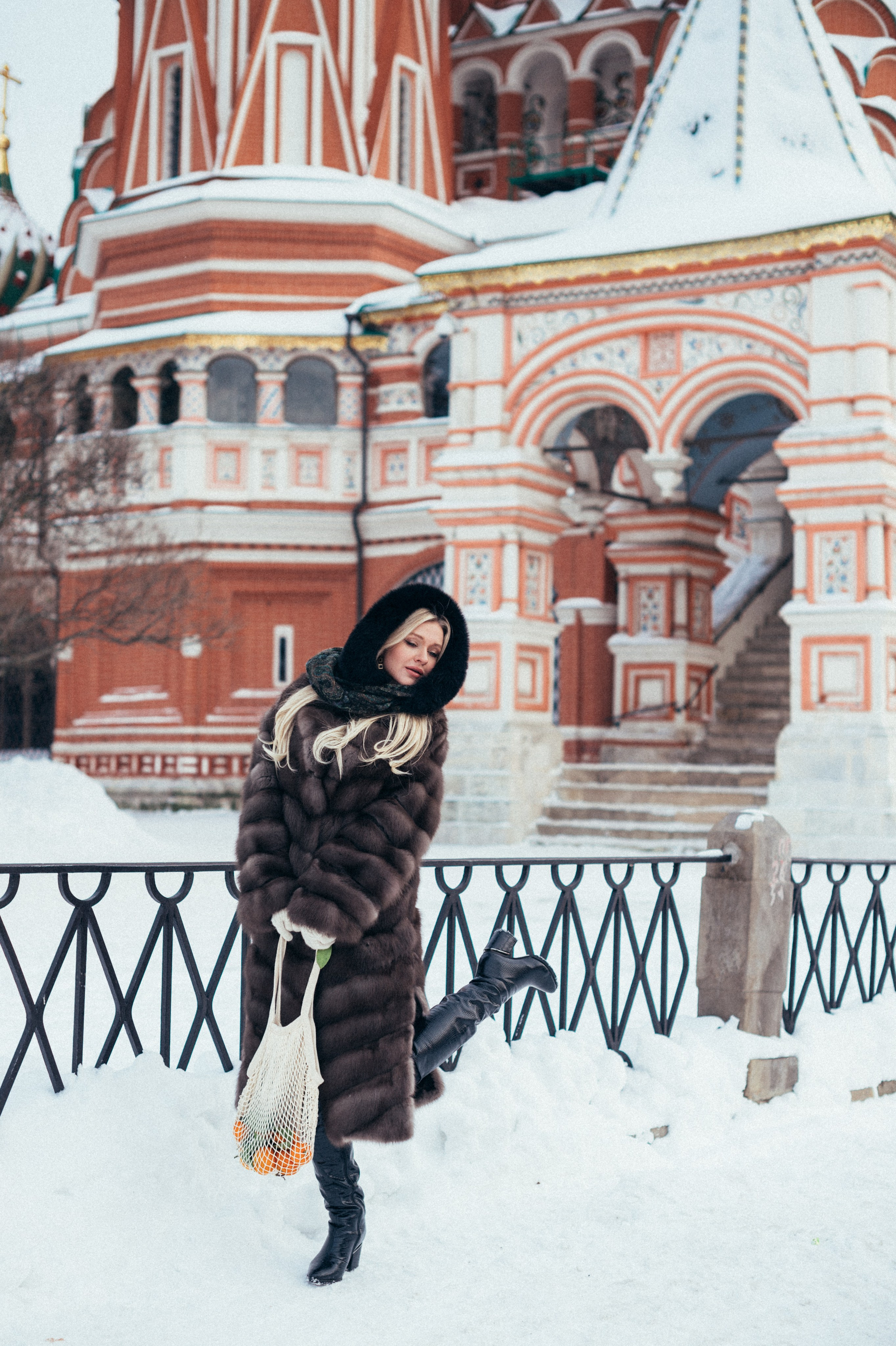 Фотосессия Russian girl / Звенит январская вьюга. Фотосессии в Москве, женский и семейный фотограф Юлия Михайленко