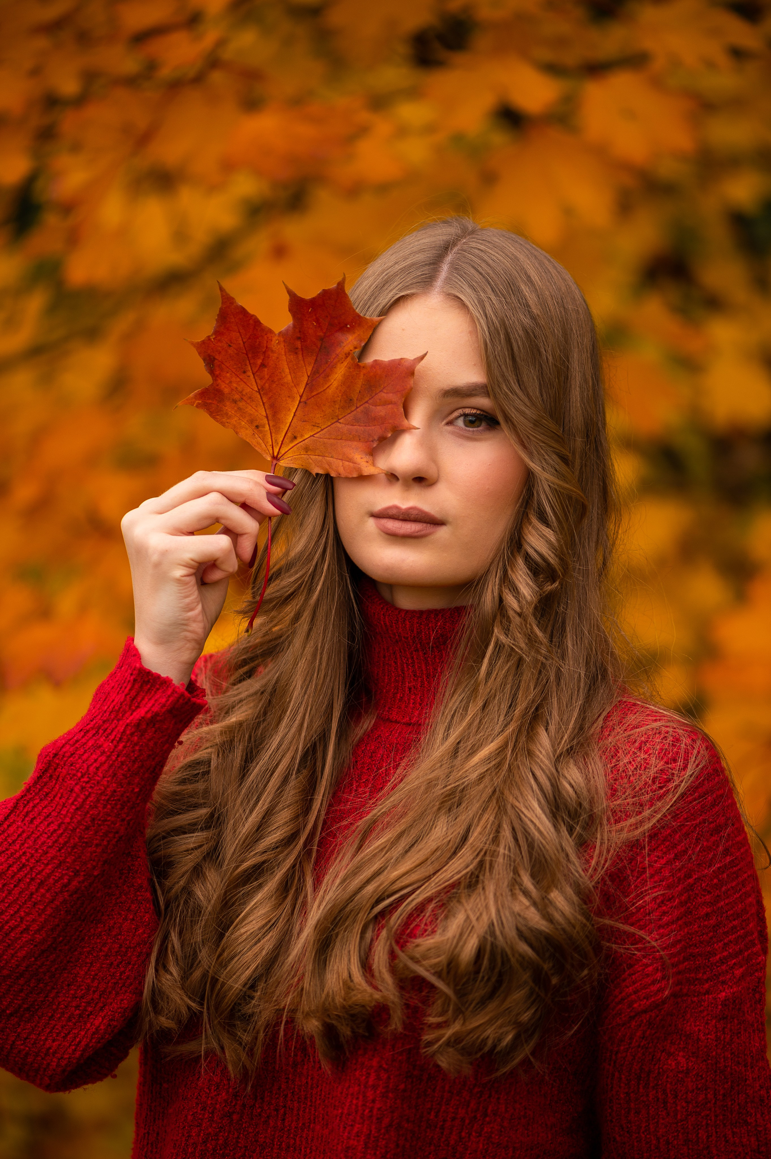 Осенняя фотосессия для Вероники. Фотосессии в Москве, женский и семейный фотограф Юлия Михайленко
