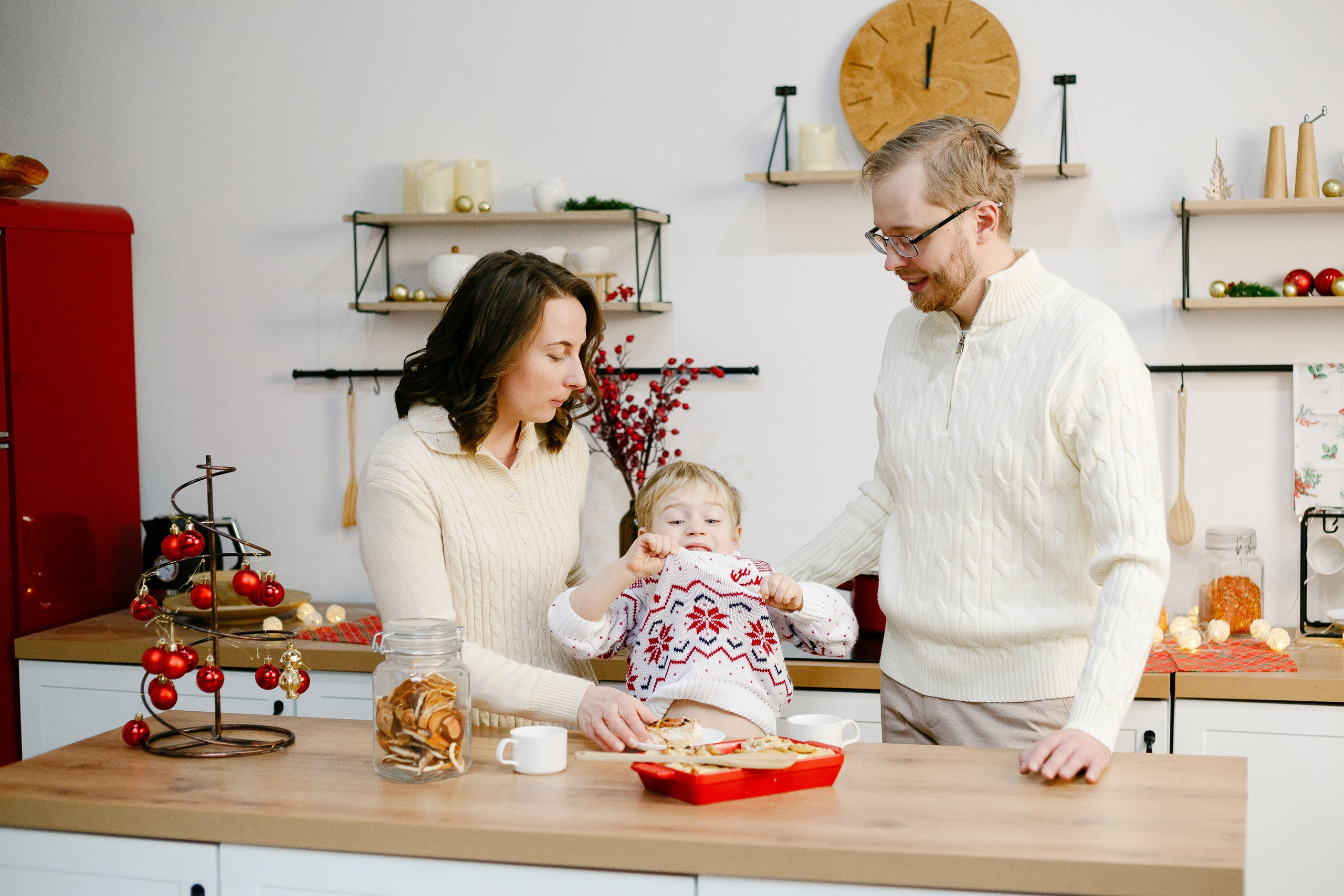 Новогодняя фотосессия в студии
