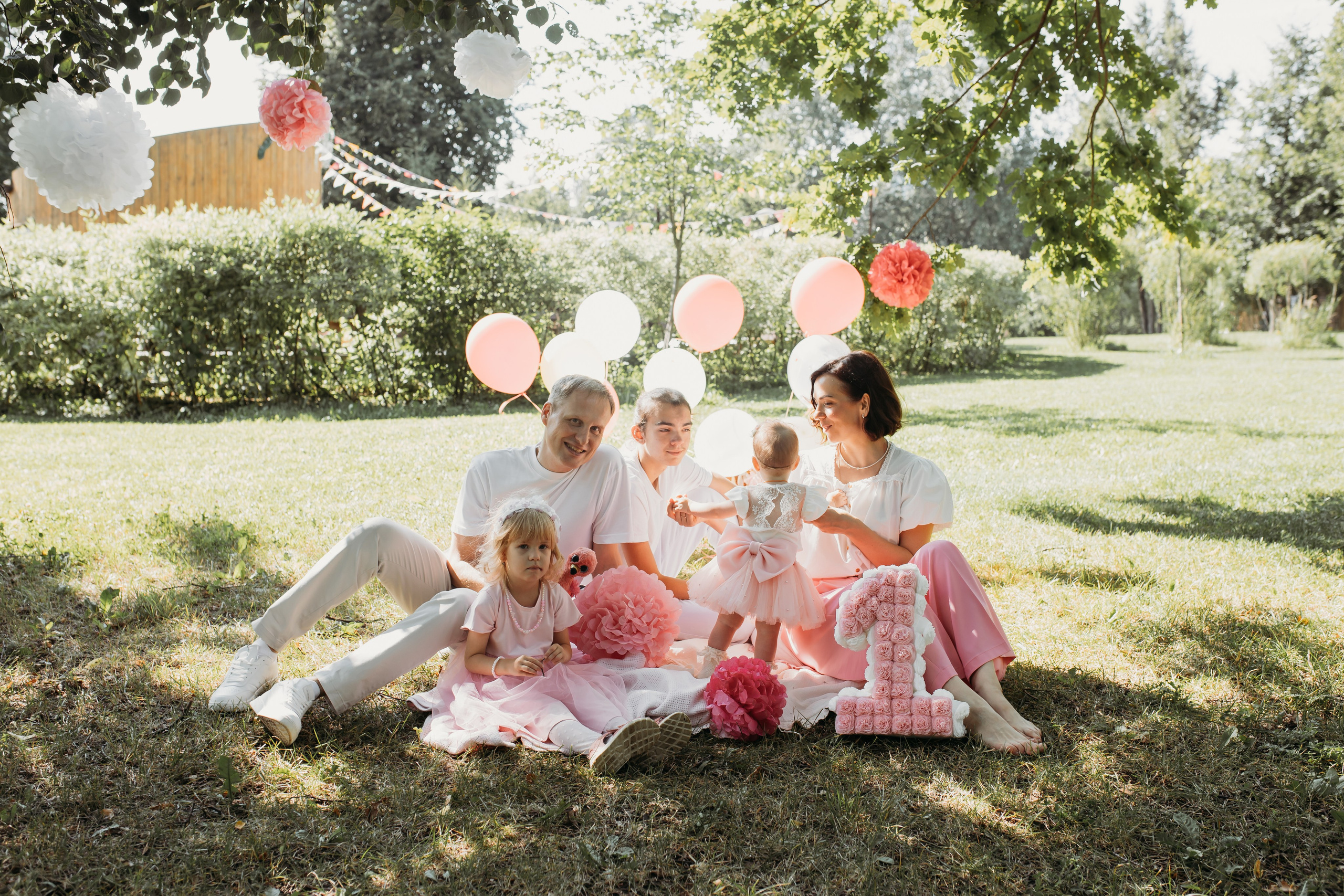Анечке годик. Семейный и домашний фотограф в Москве и МО Королева Валерия