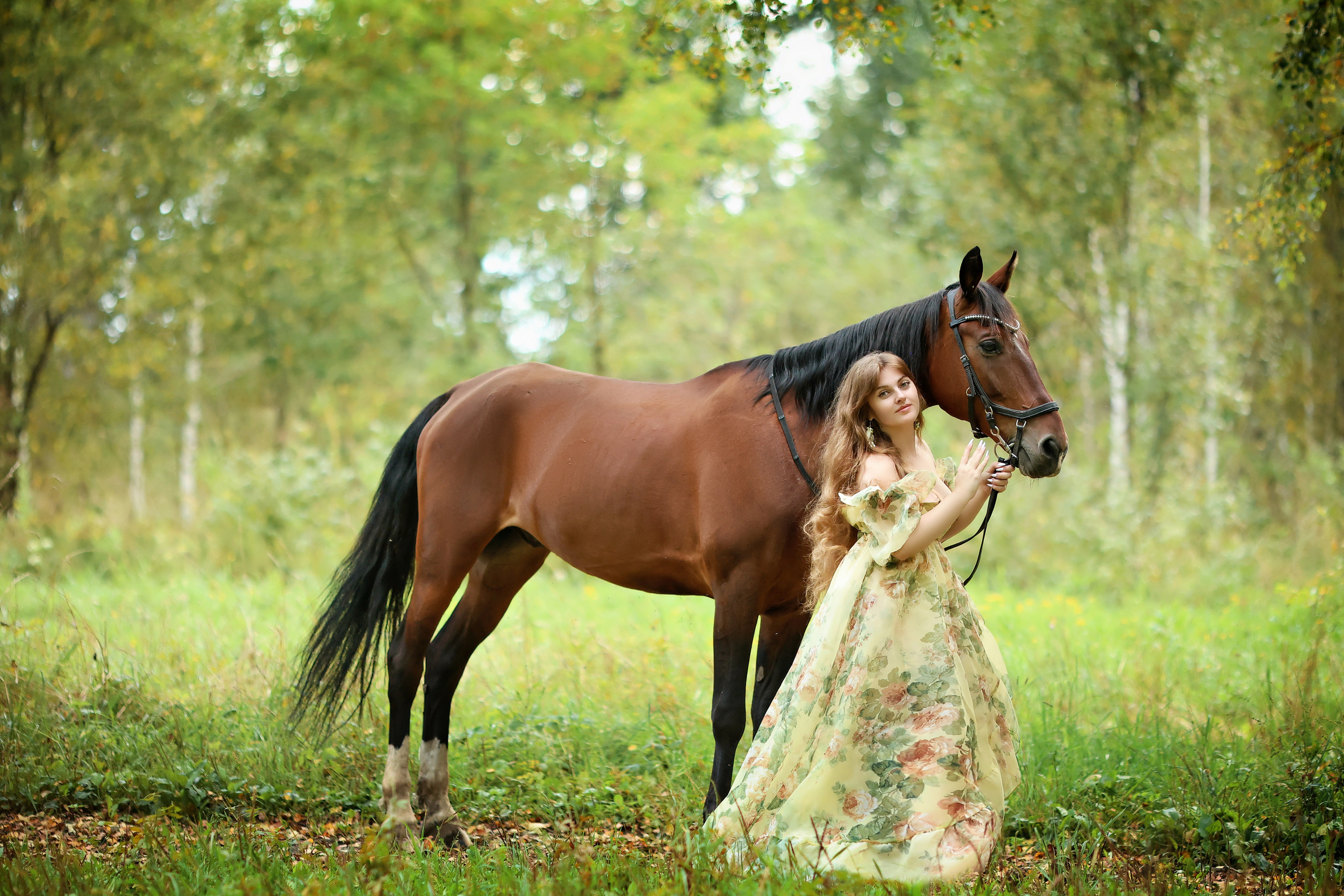 С конем. Сказочный фотограф фотопроекты фототуры в Новосибирске и на Алтае