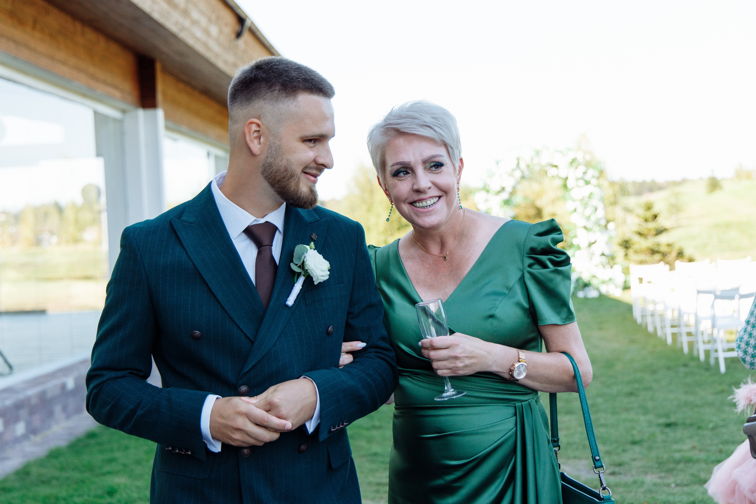 Выездная церемонию в гольф-клубе Сорочаны. Свадебный фотограф Кирилл Шустров