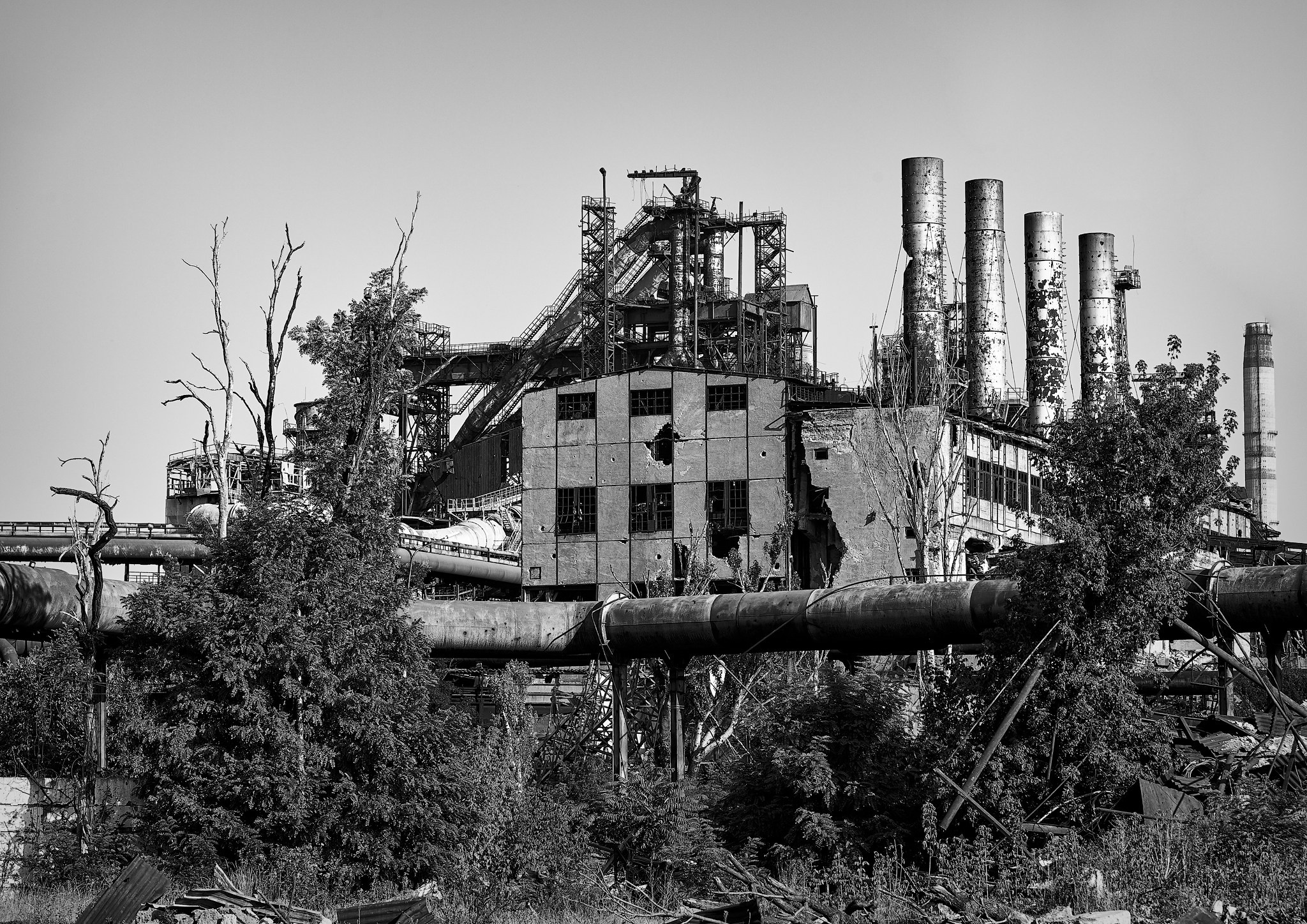 Завод Азовсталь в Мариуполе. EMELYAN|Военный фотограф Артур Емельянов