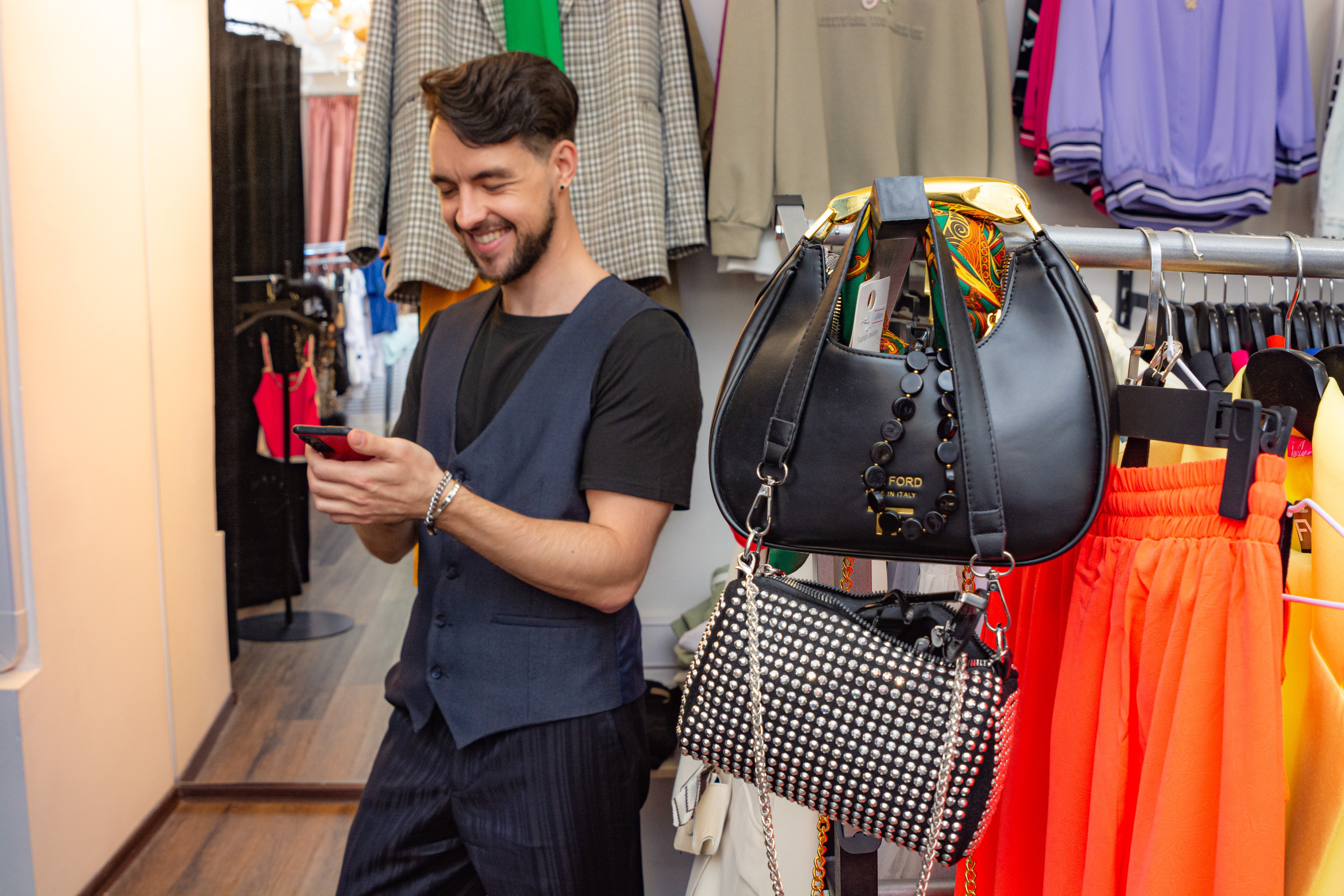 Шопинг со стилистом. Портретный фотограф в Санкт-Петербурге Дмитриева Наталия