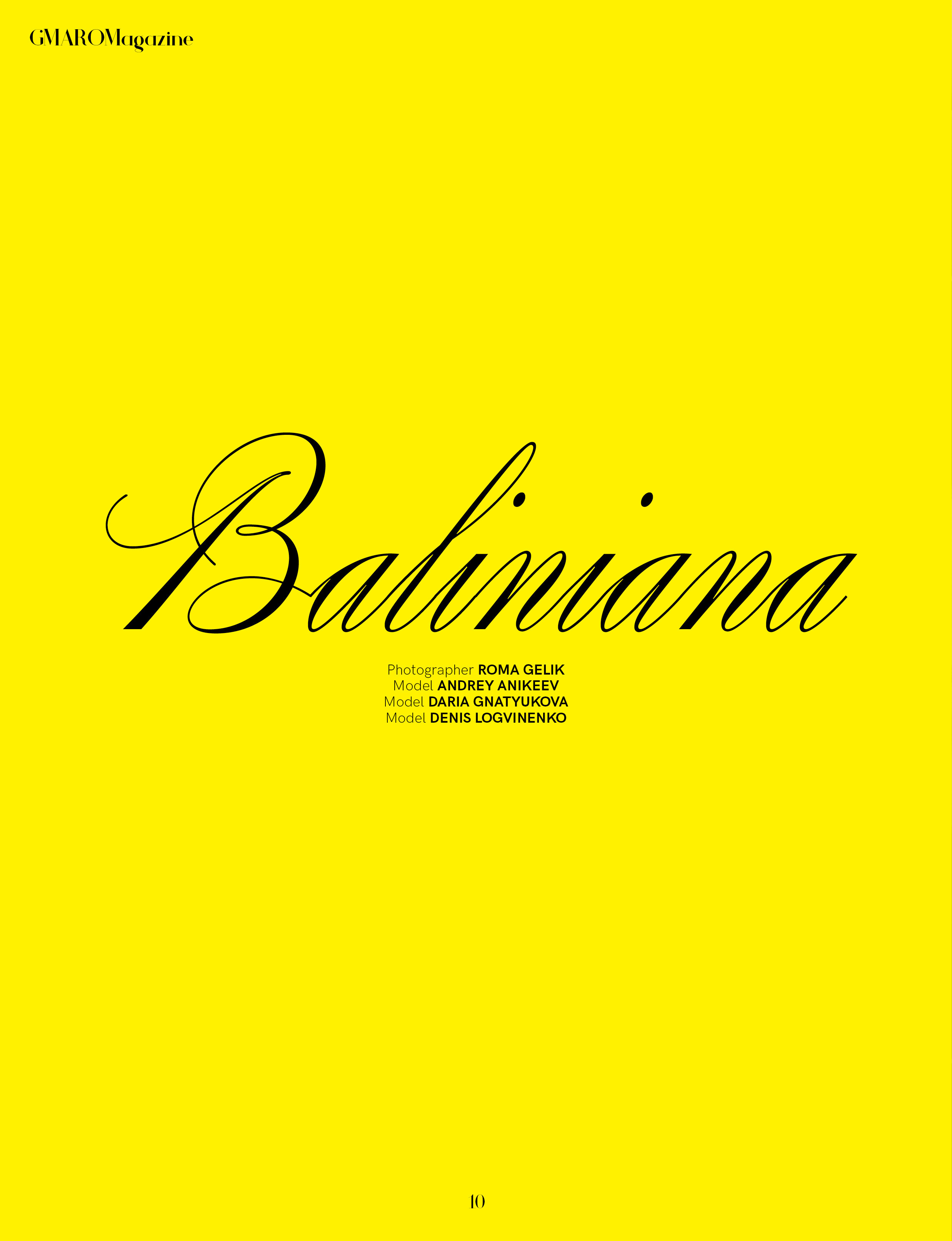 GMARO BALINIANA. Рома Гелик фотограф из г. Москва