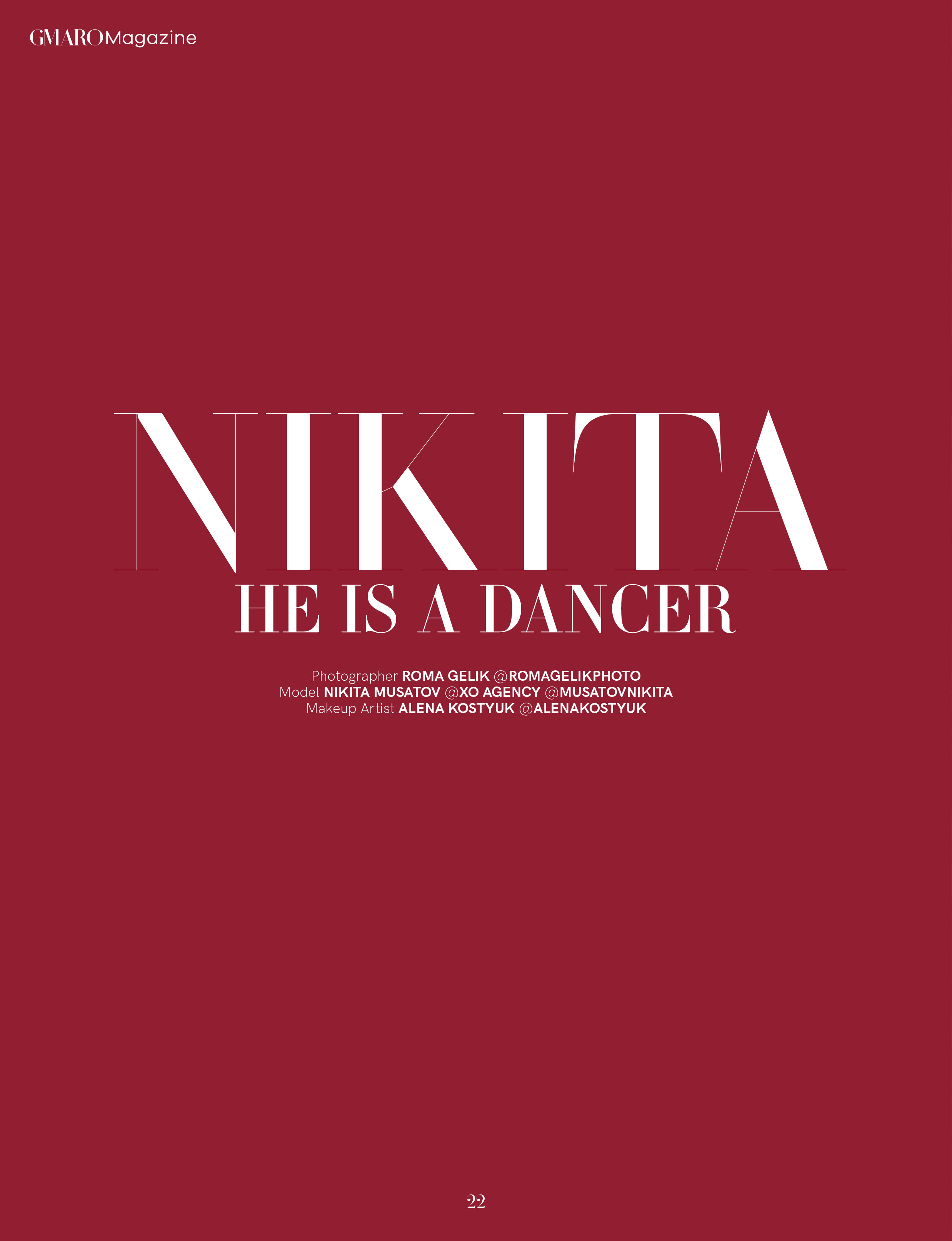GMARO Nikita Musatov. Рома Гелик фотограф из г. Москва