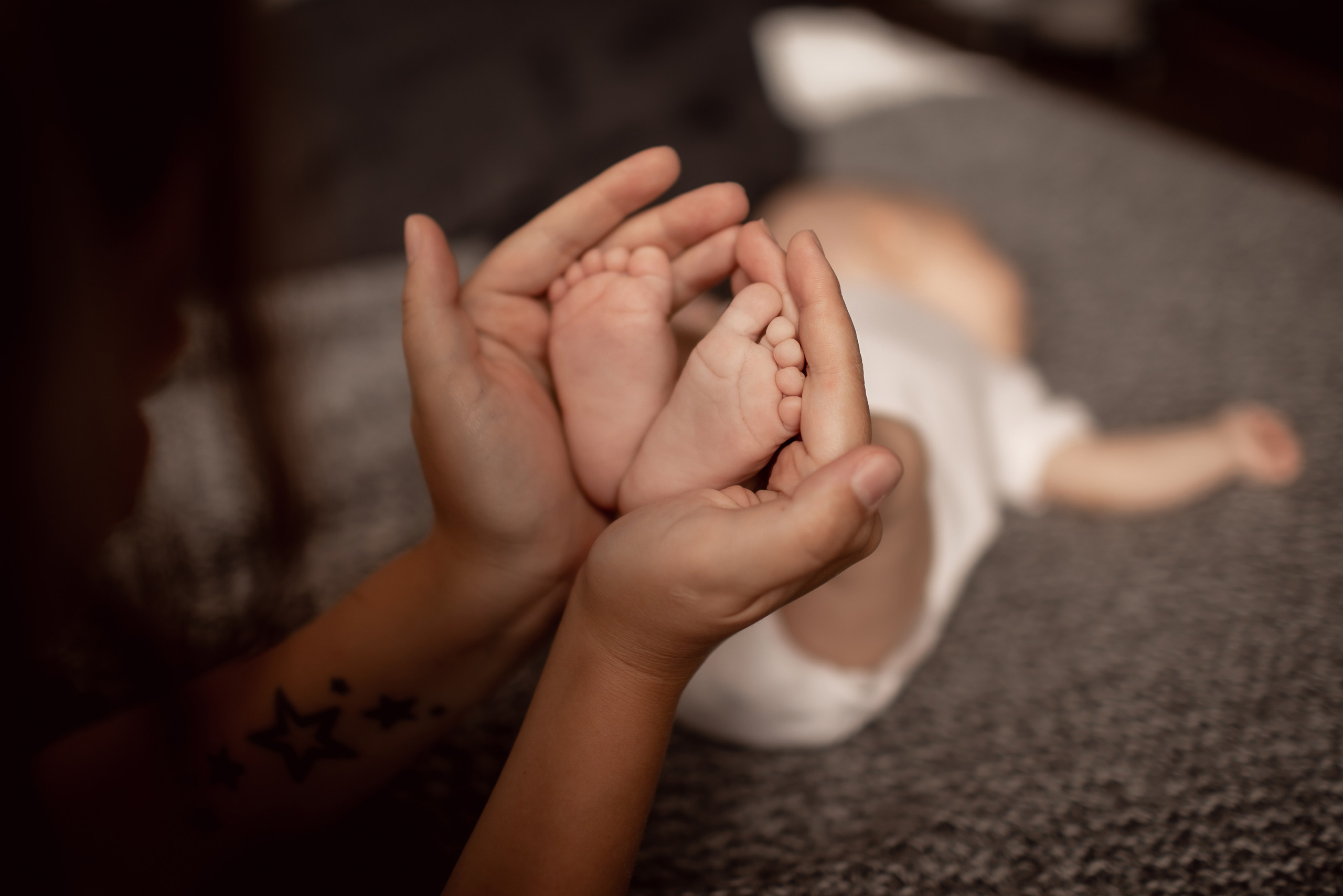 Валерия и Геннадий с крошкой. Семейный фотограф в Москве