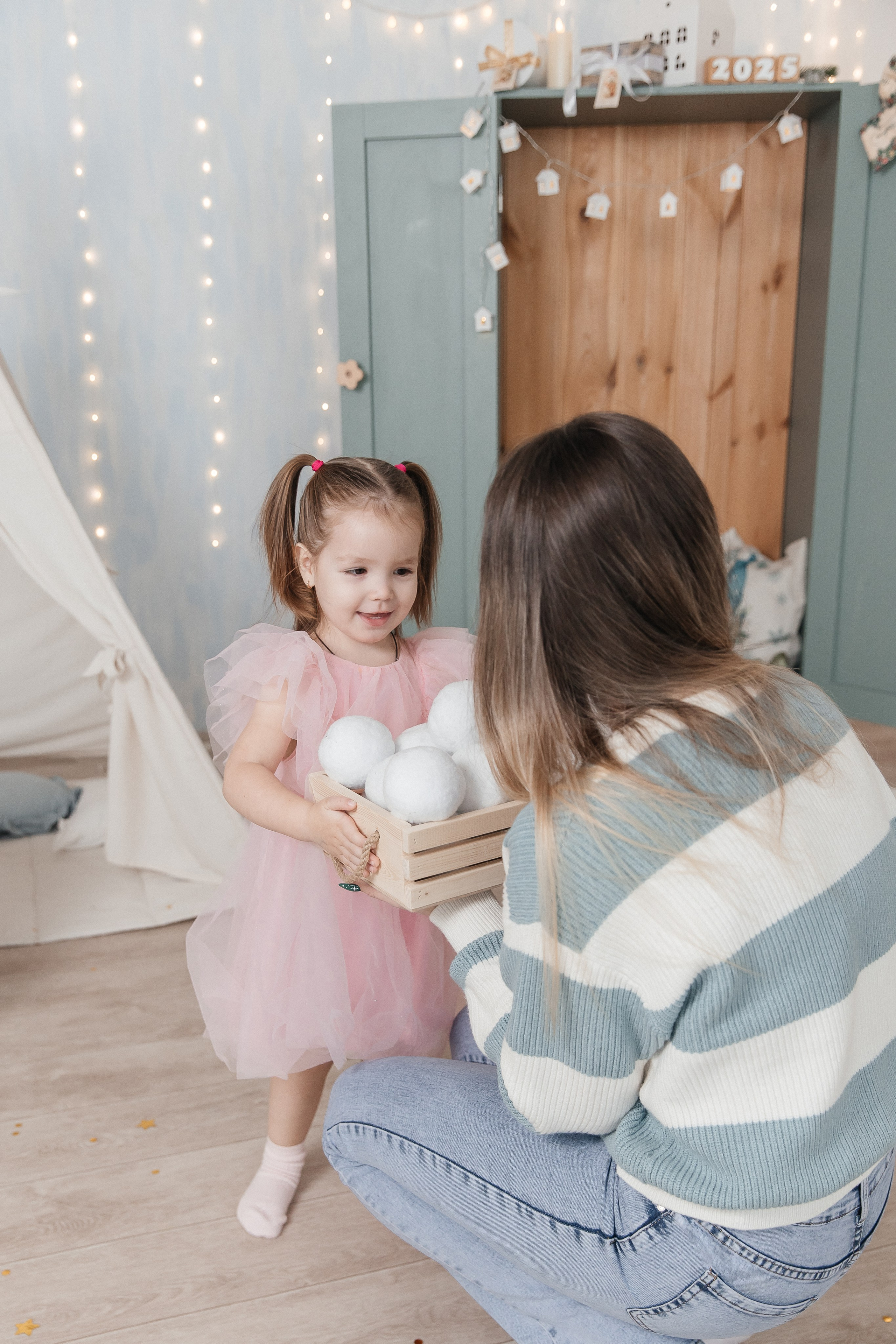 Новогодняя фотосессия с кроликом 🐰