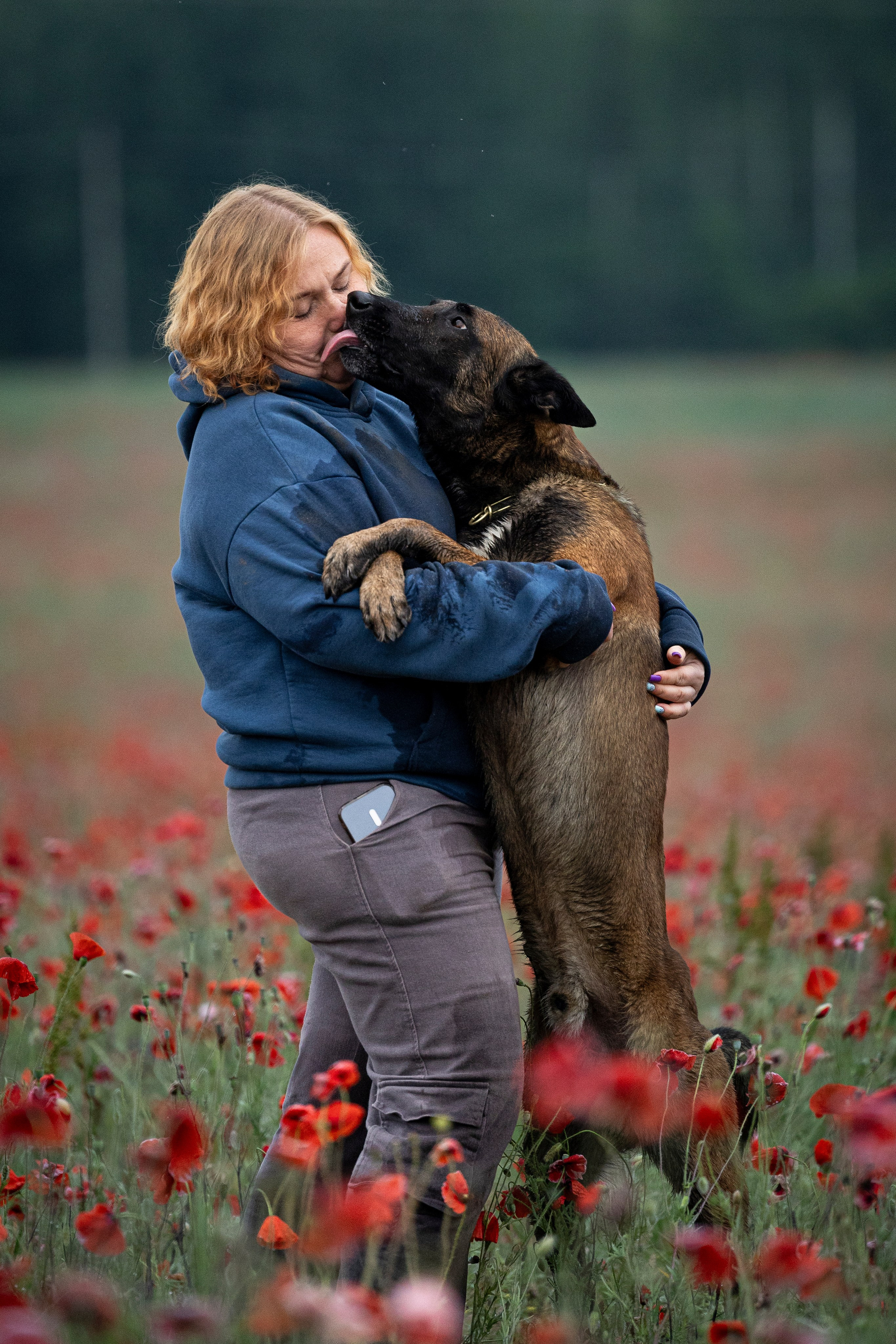 Маковое поле. Фотограф-анималист Анна Маринич