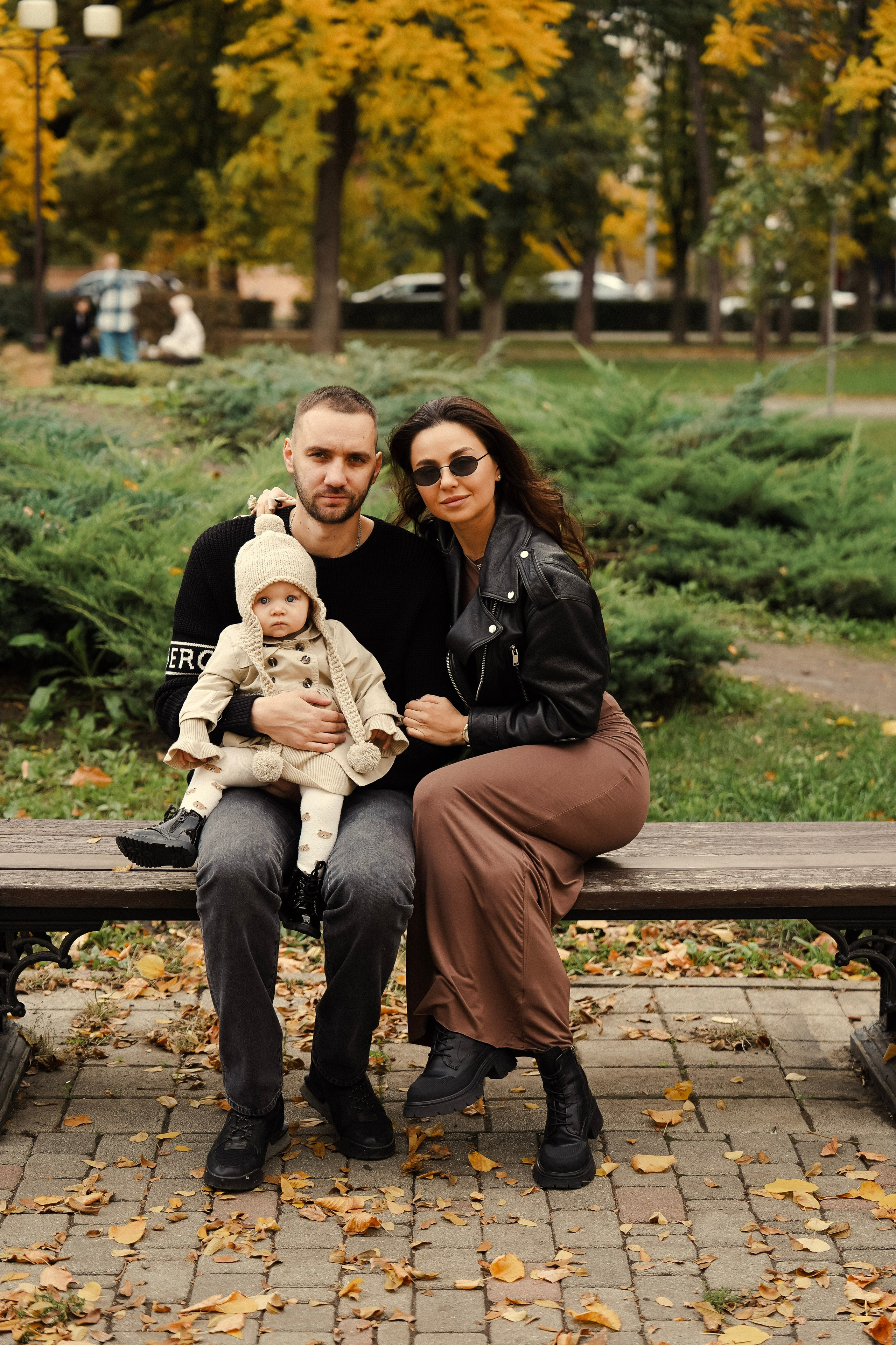 Семейная фотосессия осенью. Фотограф с психологическим образованием